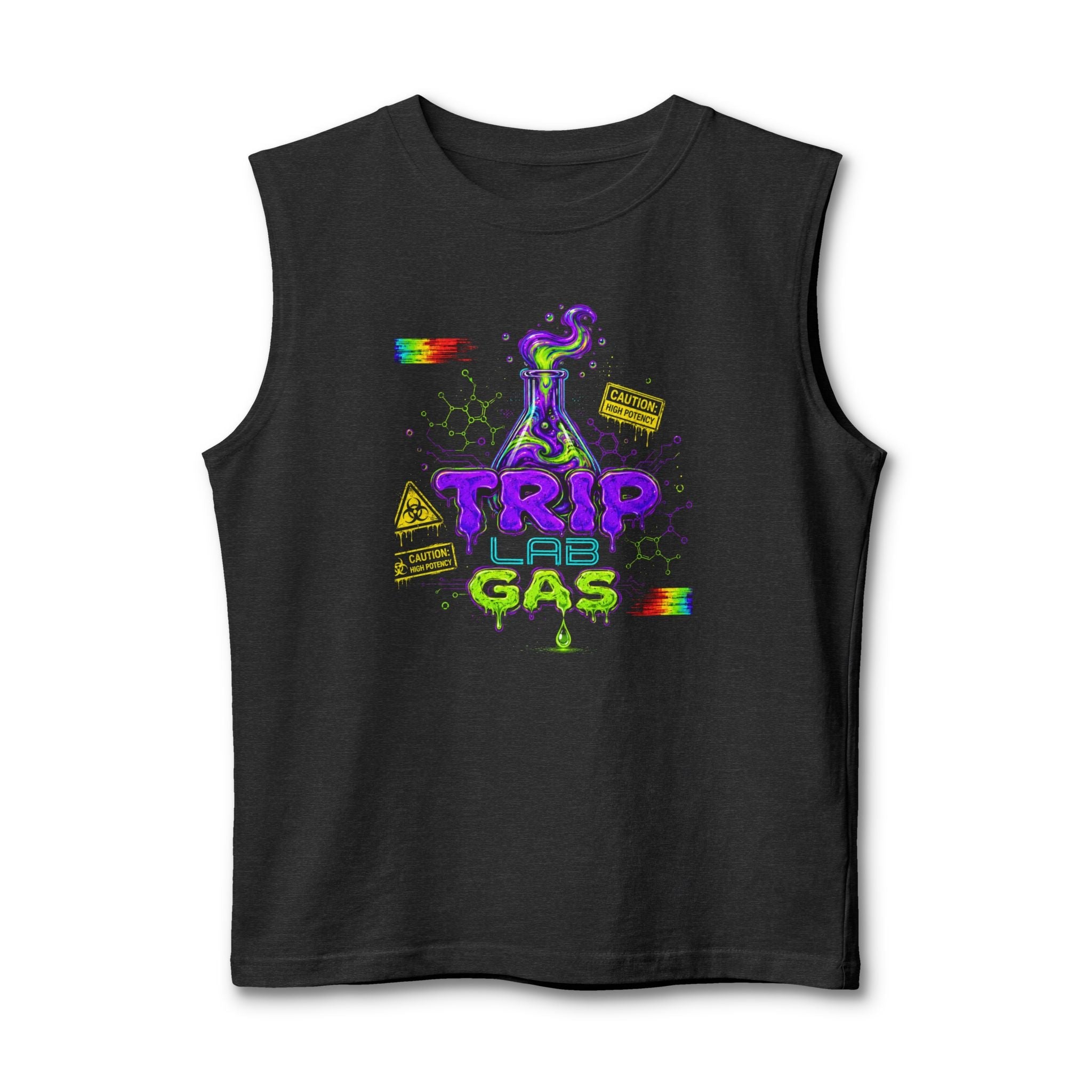 Trip Lab Gas Muscle Tank — High Octane Chemistry | Unisex