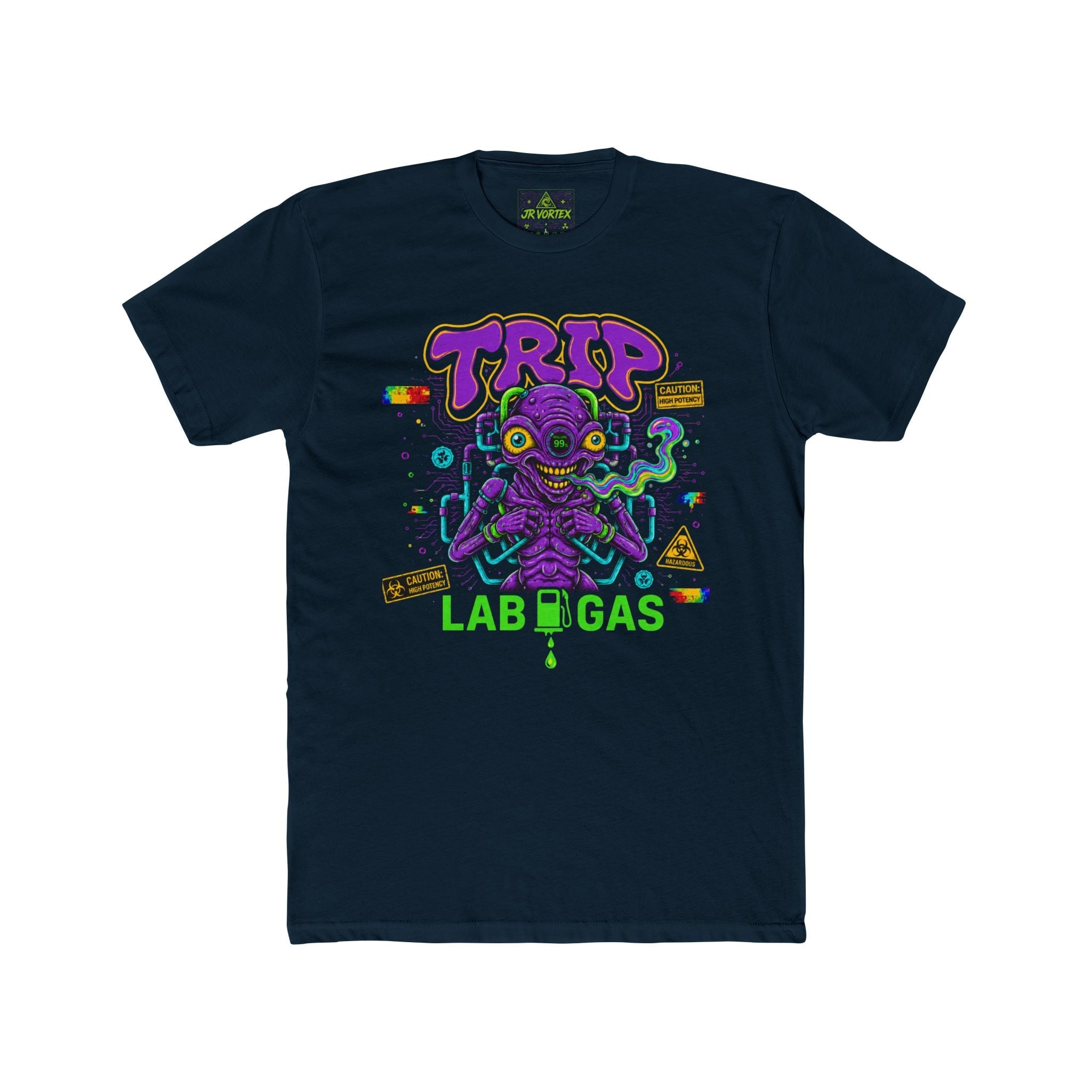 Trip Lab Gas Tee — Neon Octopus Chemist Graphic T-Shirt