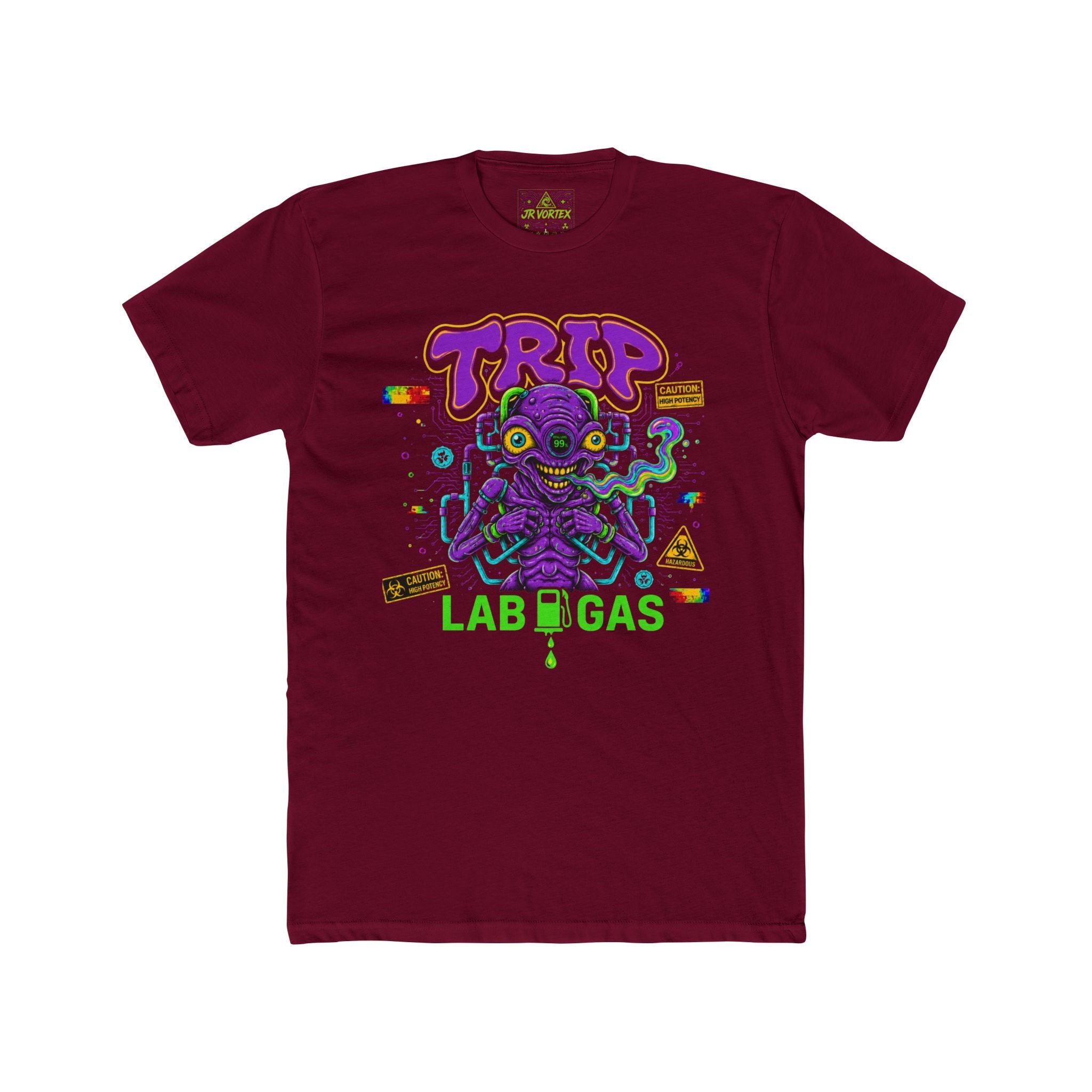 Trip Lab Gas Tee — Neon Octopus Chemist Graphic T-Shirt