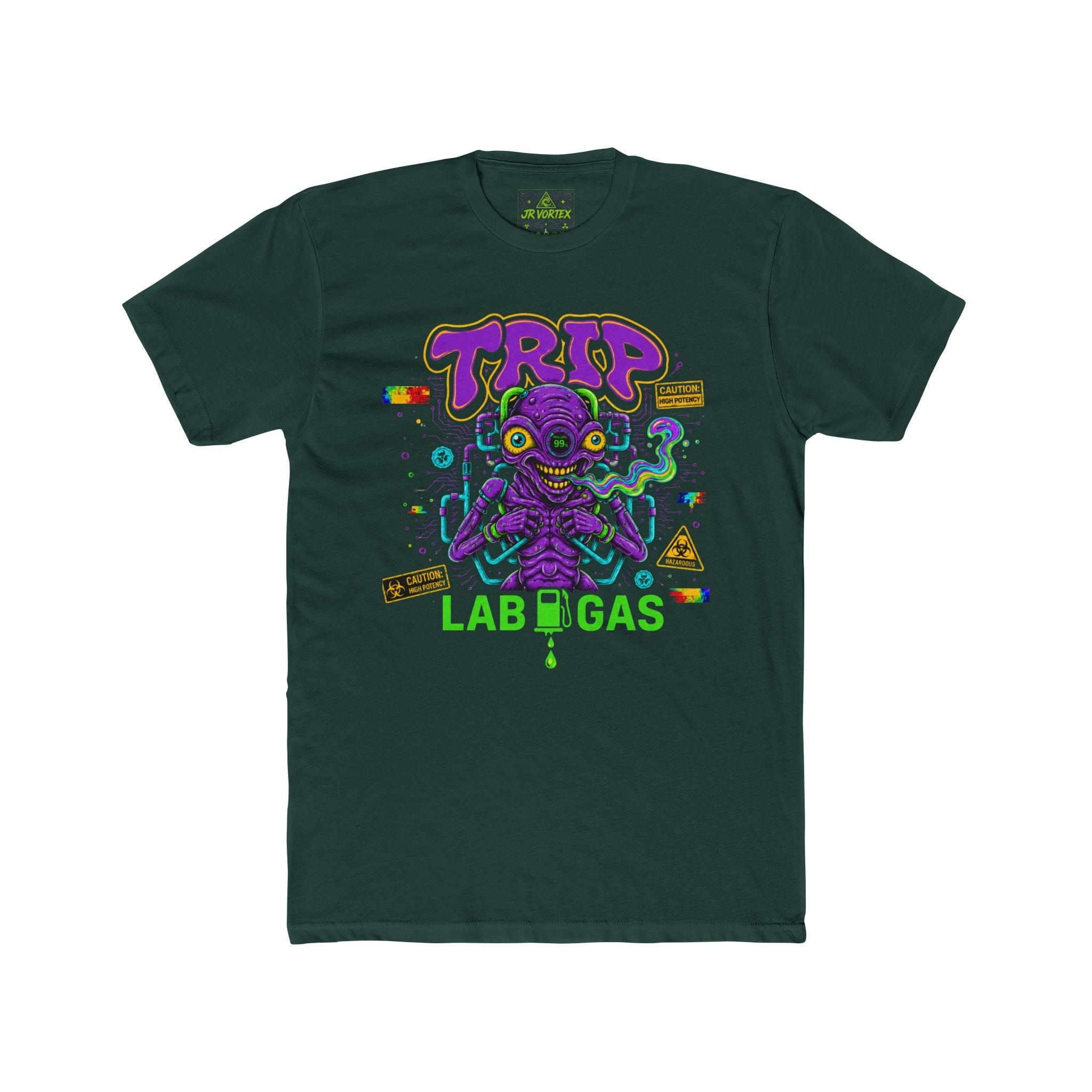 Trip Lab Gas Tee — Neon Octopus Chemist Graphic T-Shirt