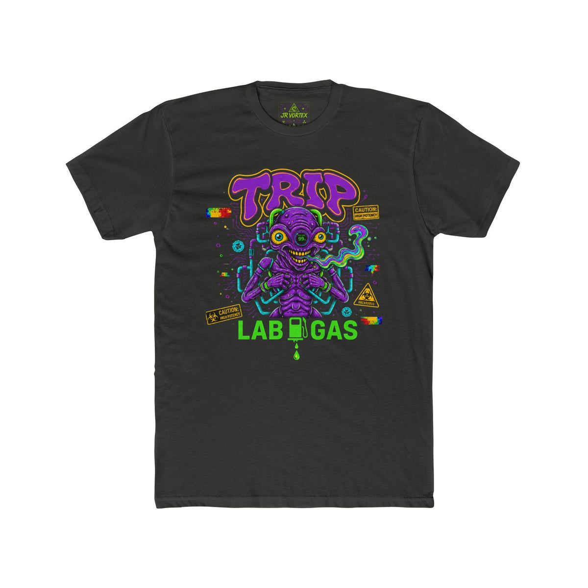 Trip Lab Gas Tee — Neon Octopus Chemist Graphic T-Shirt