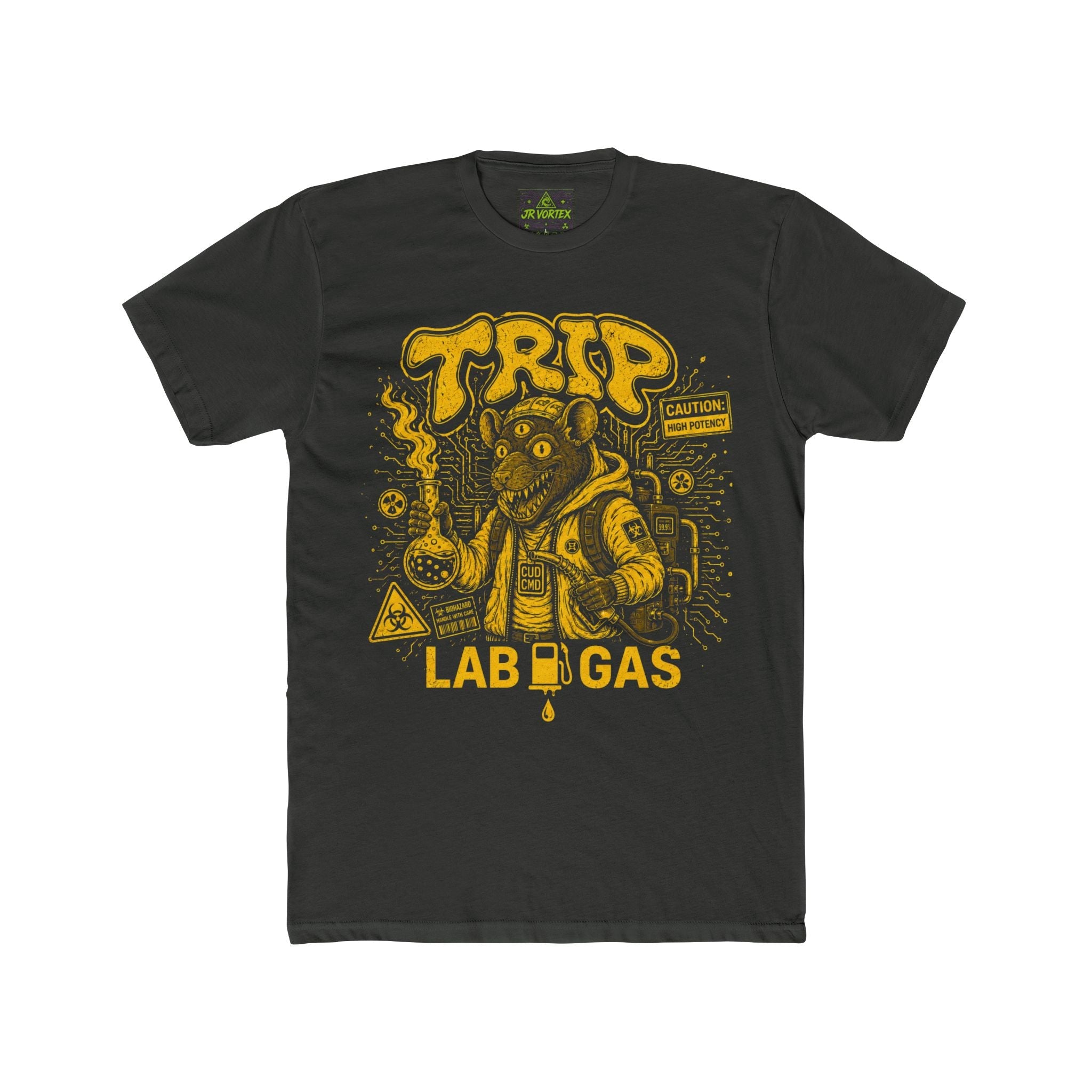 Trip Lab Gas Tee — Psychedelic Rat Scientist Graphic T-Shirt