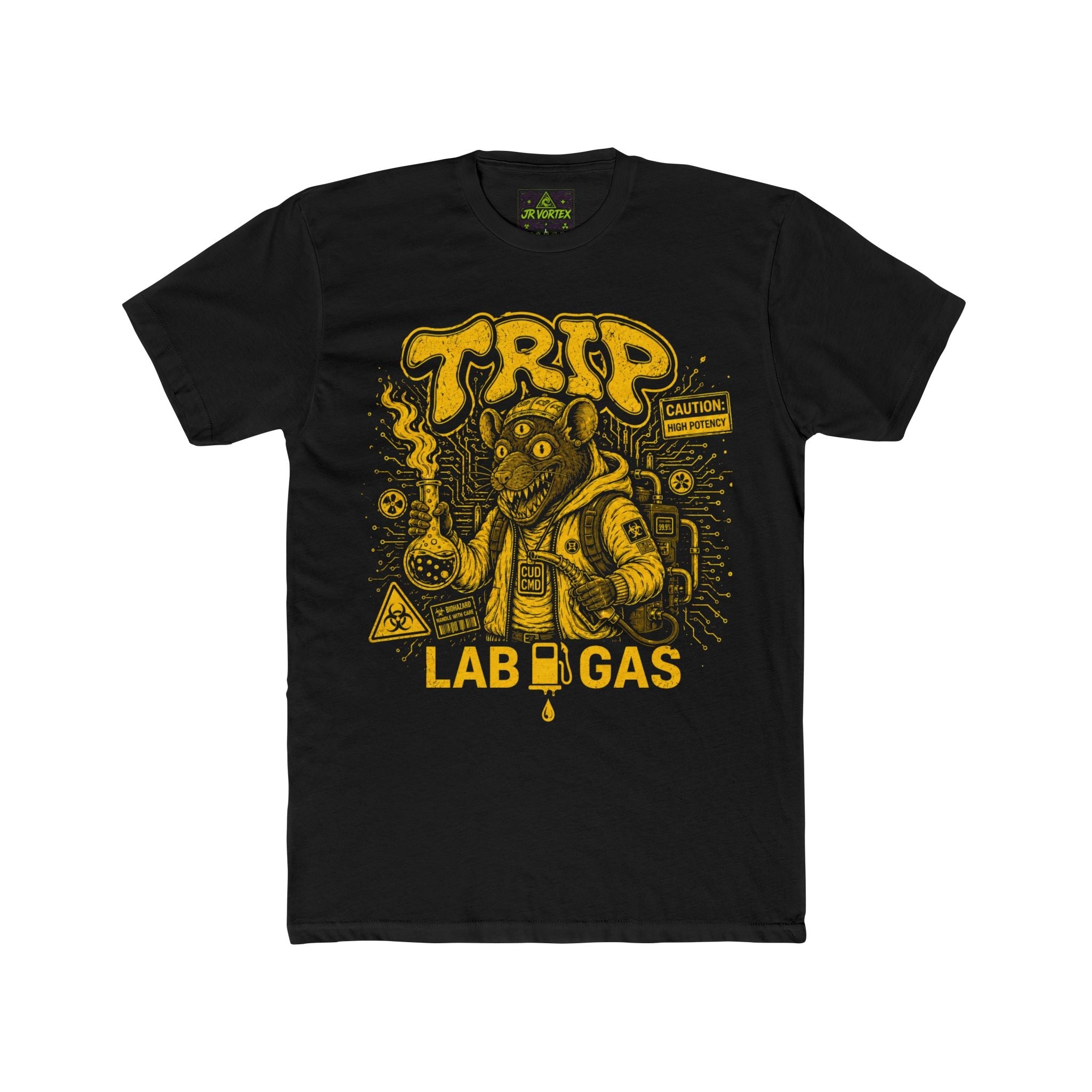 Trip Lab Gas Tee — Psychedelic Rat Scientist Graphic T-Shirt