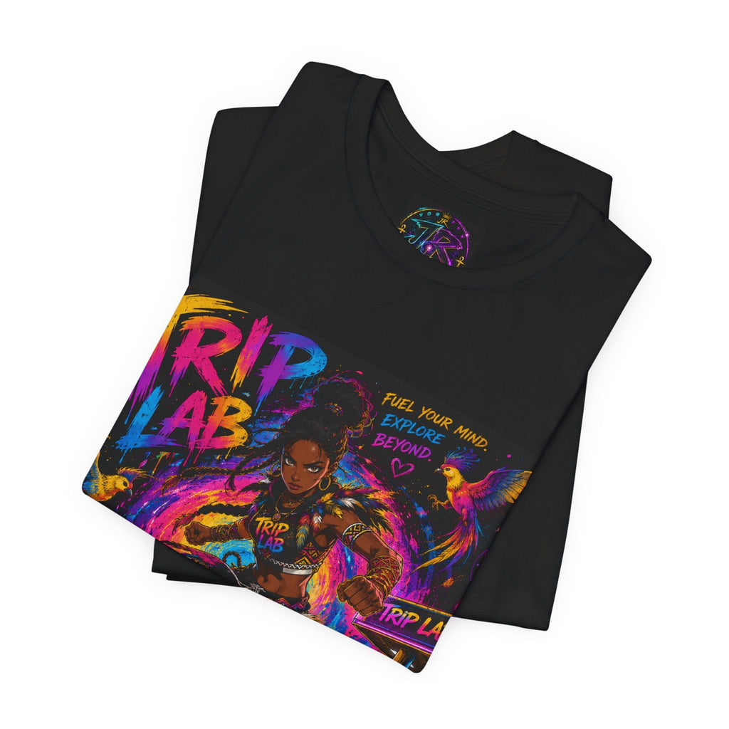 Trip Lab Neon Skate Tee — Psychedelic Skateboard Graphic T-Shirt