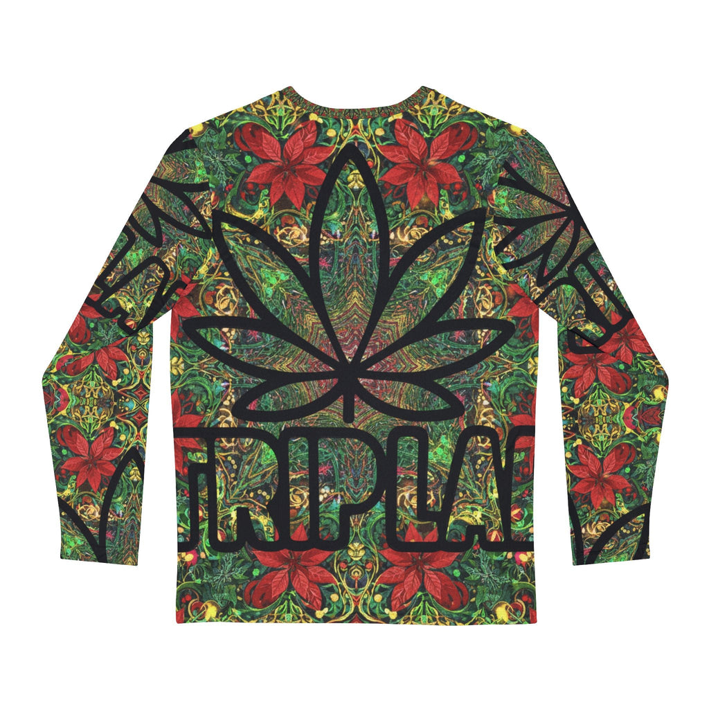 Tripla Kaleidoscope Long Sleeve — Psychedelic Geometric Shirt Printify