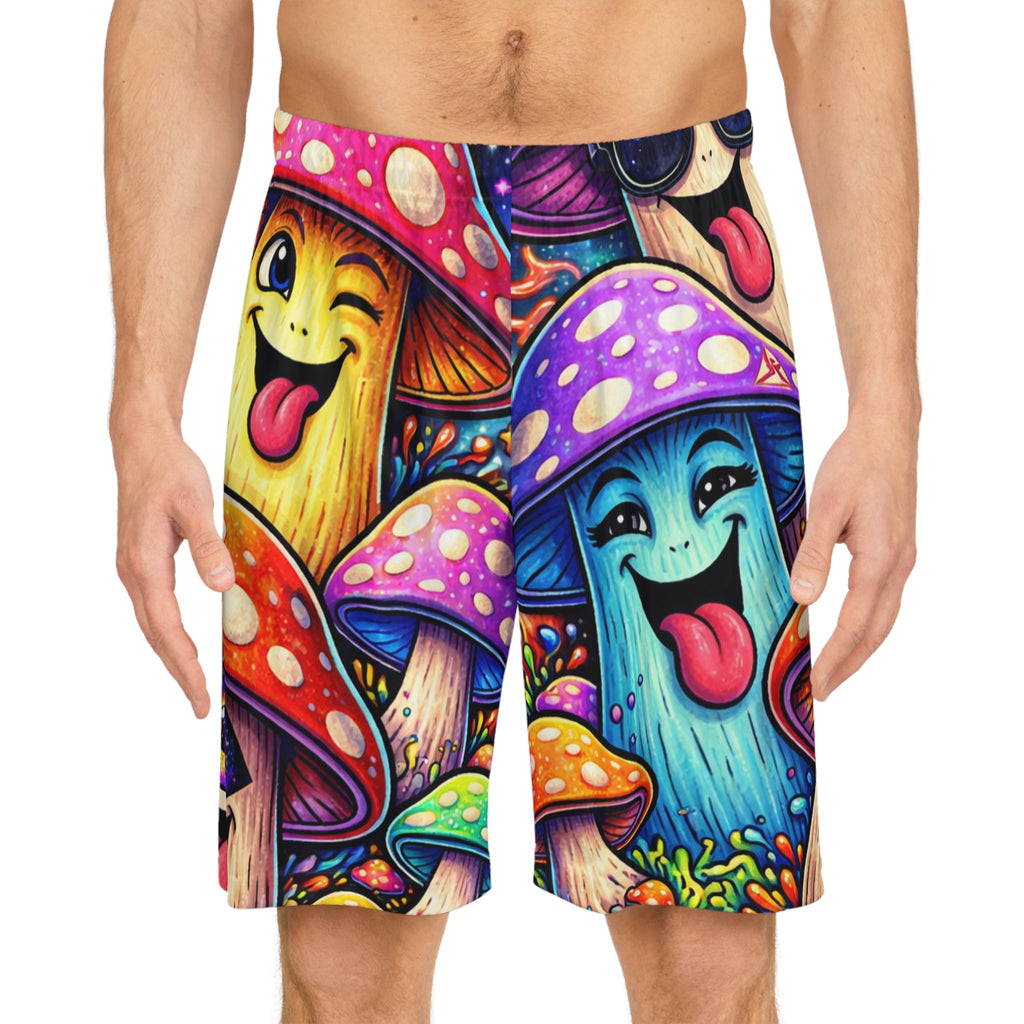 Trippy Mushroom Shorts