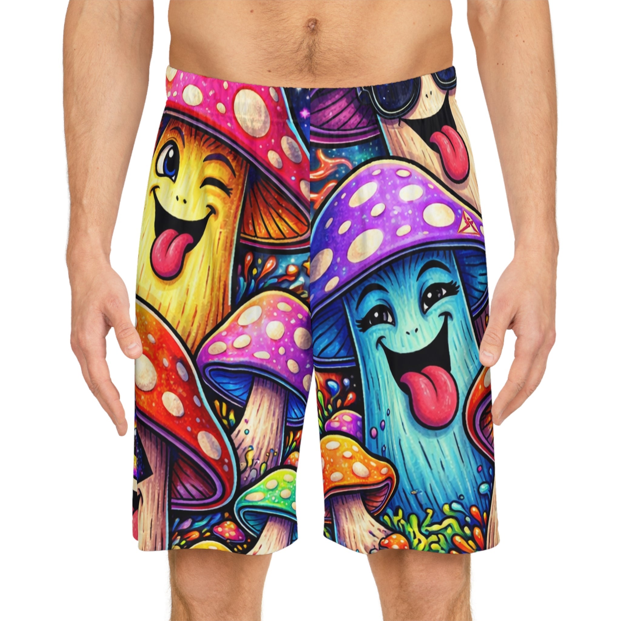 Trippy Mushroom Shorts