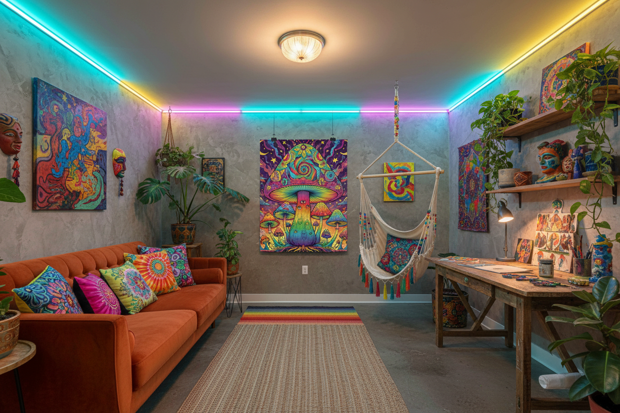Artistic Bohemian Room