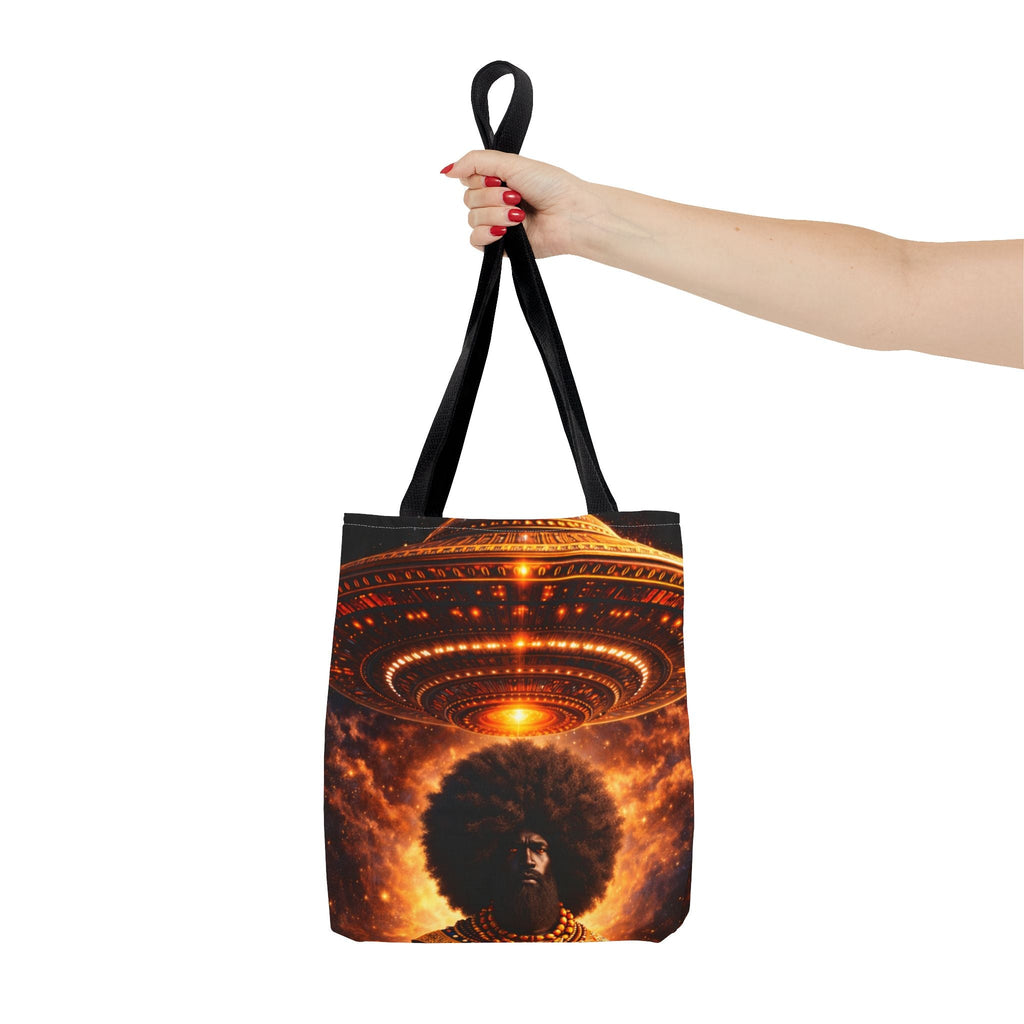 UFO Abduction Tote Bag — Sci‑Fi Alien Invasion Art Tote Printify