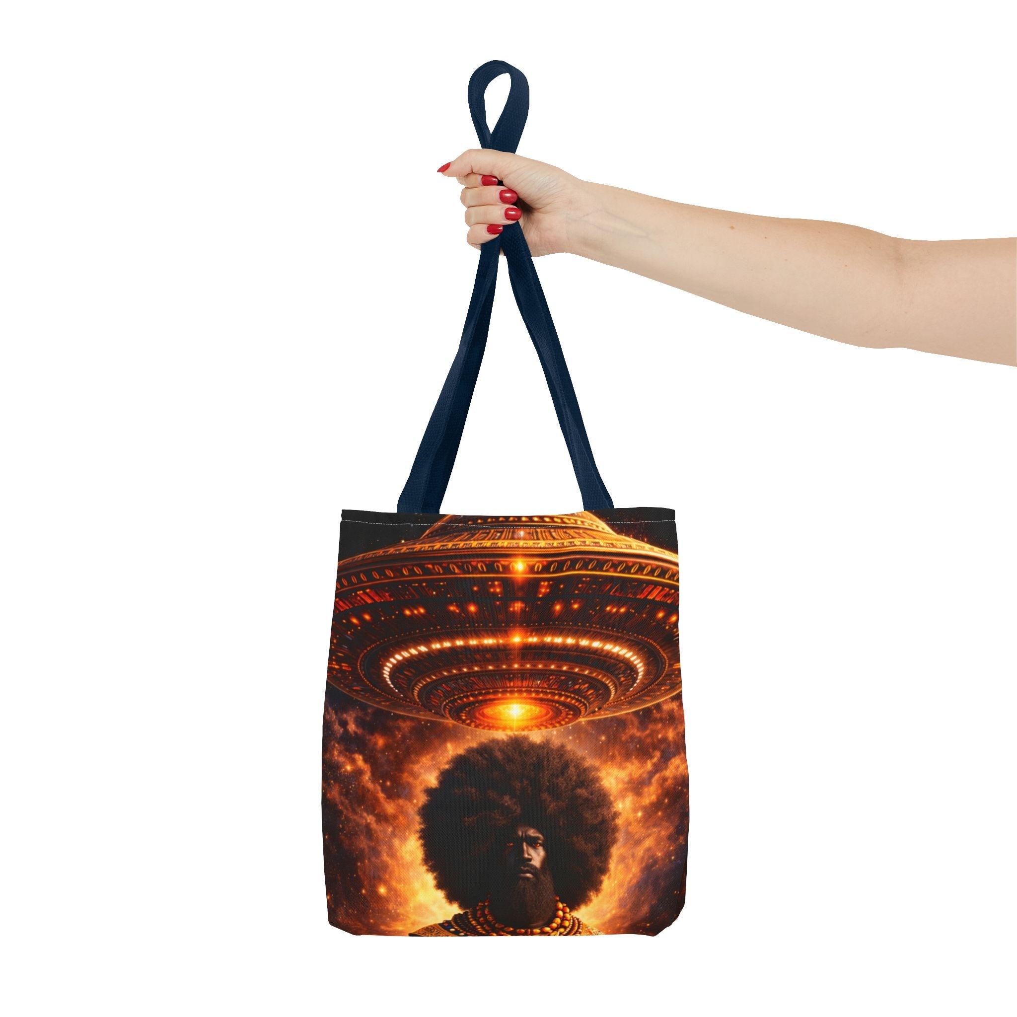 UFO Abduction Tote Bag — Sci‑Fi Alien Invasion Art Tote Printify