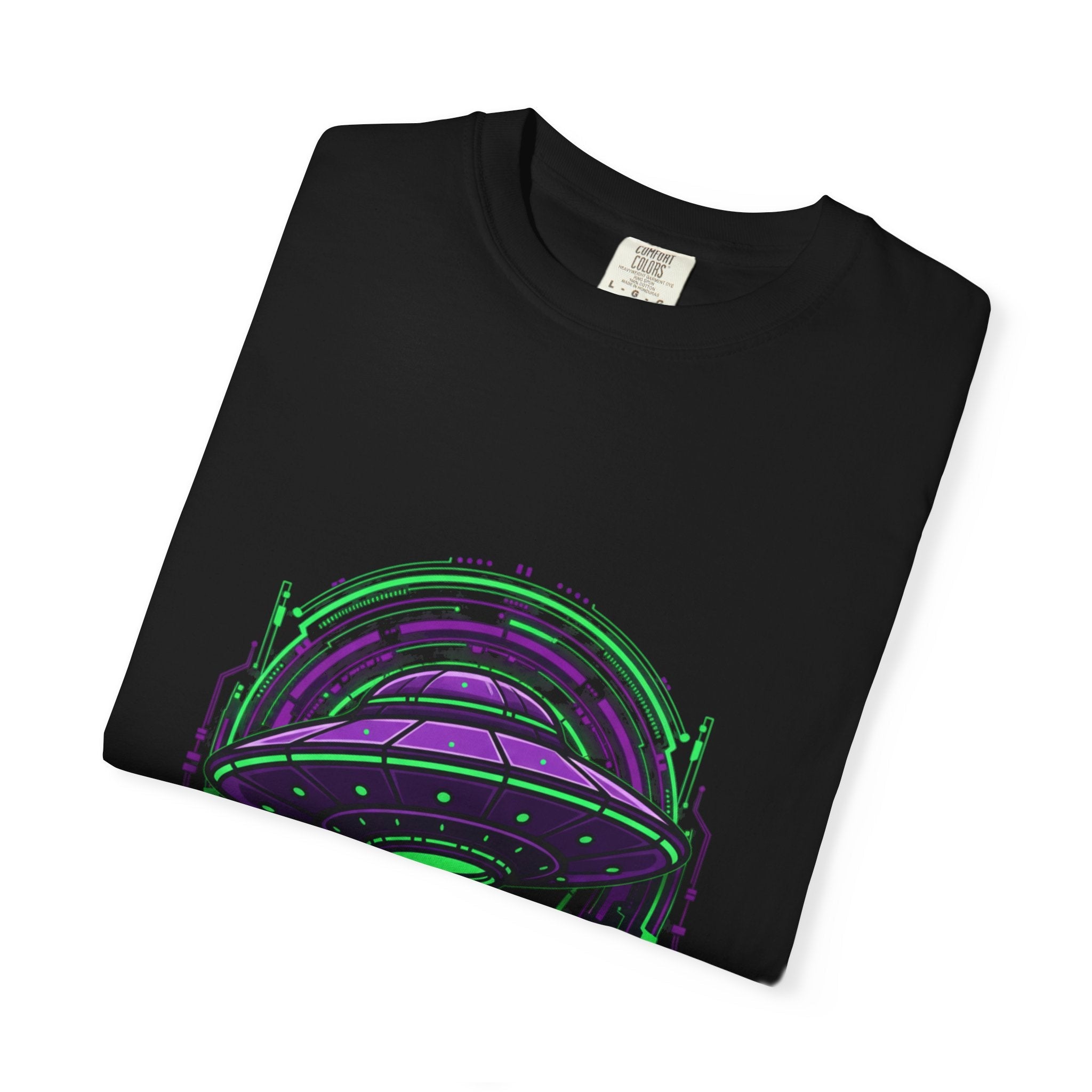 NEON ALIEN // Limited Edition "Abduction" Vintage Heavyw Printify