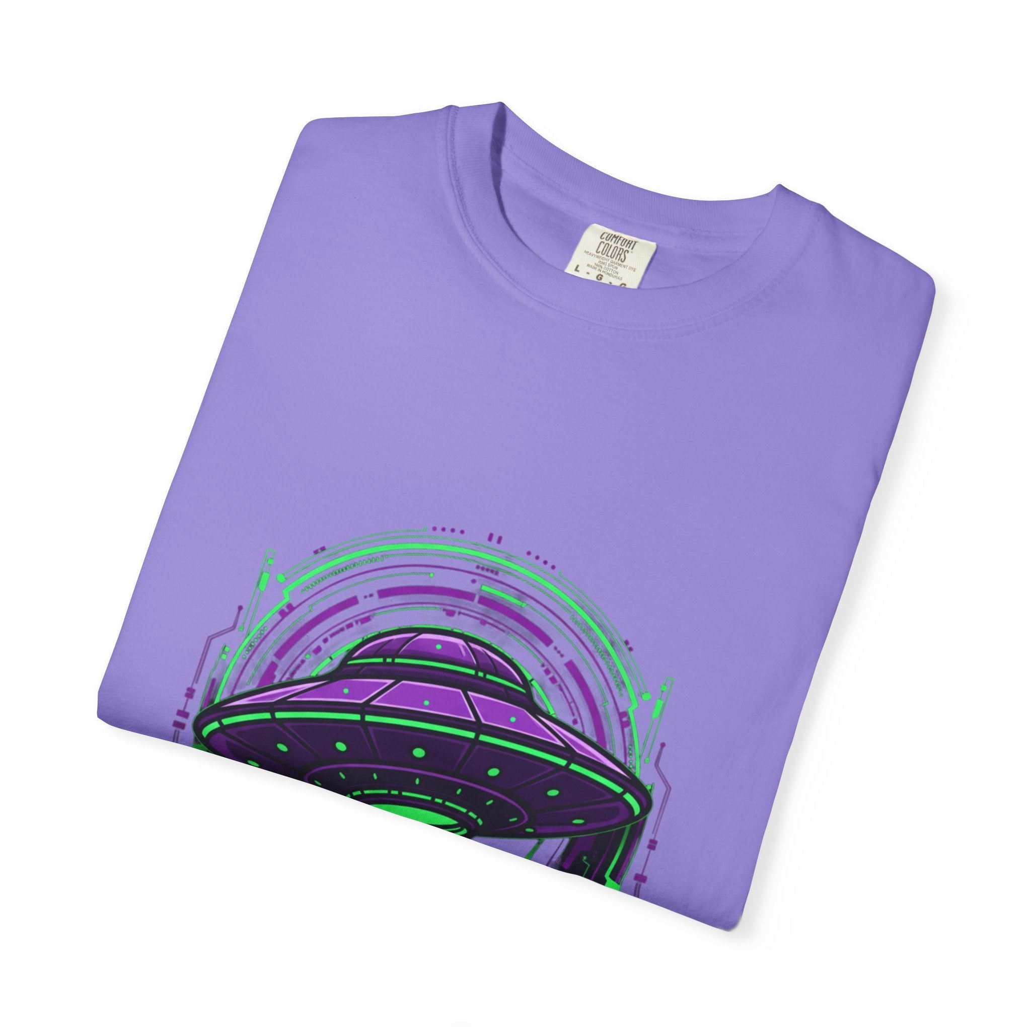 NEON ALIEN // Limited Edition "Abduction" Vintage Heavyw Printify