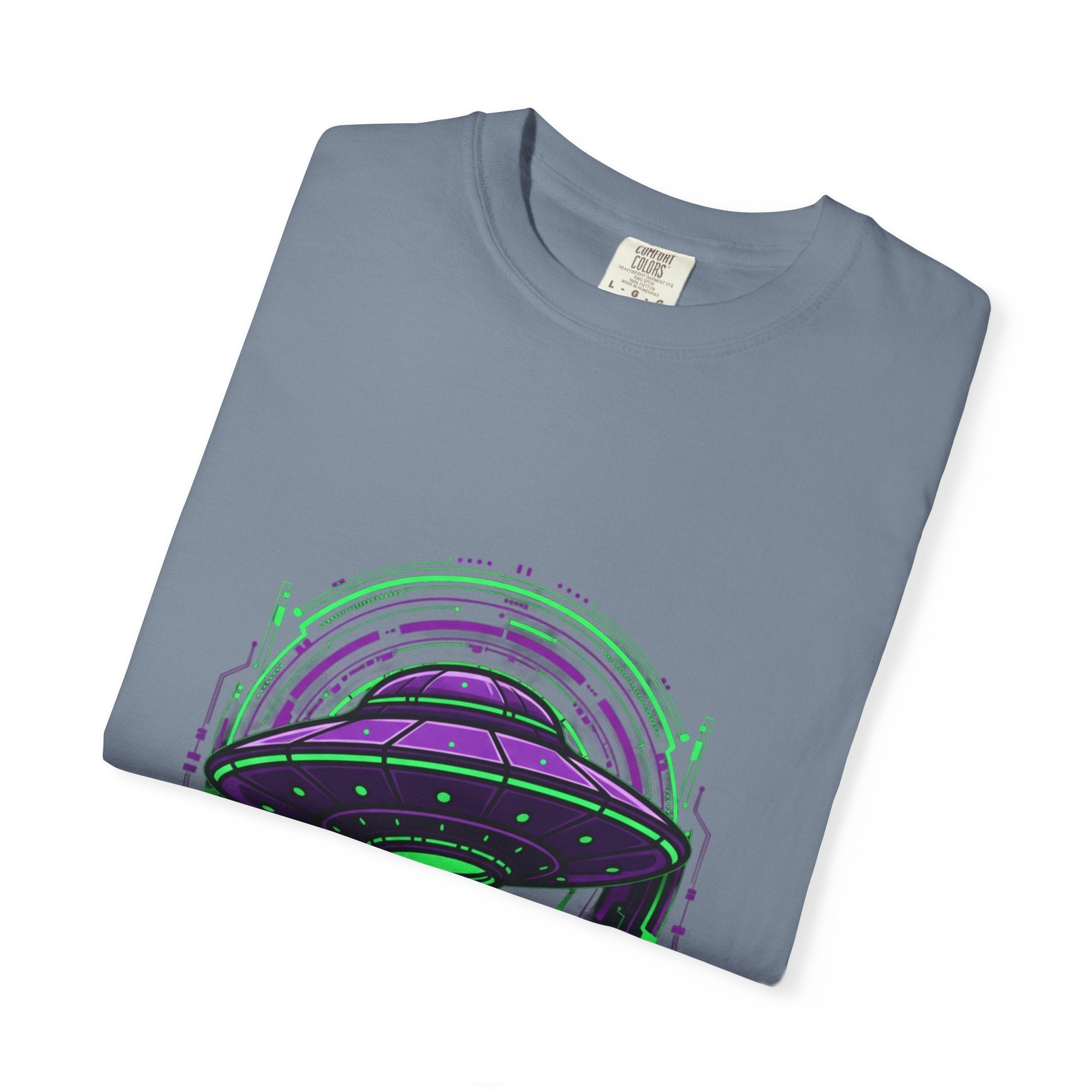 NEON ALIEN // Limited Edition "Abduction" Vintage Heavyw Printify