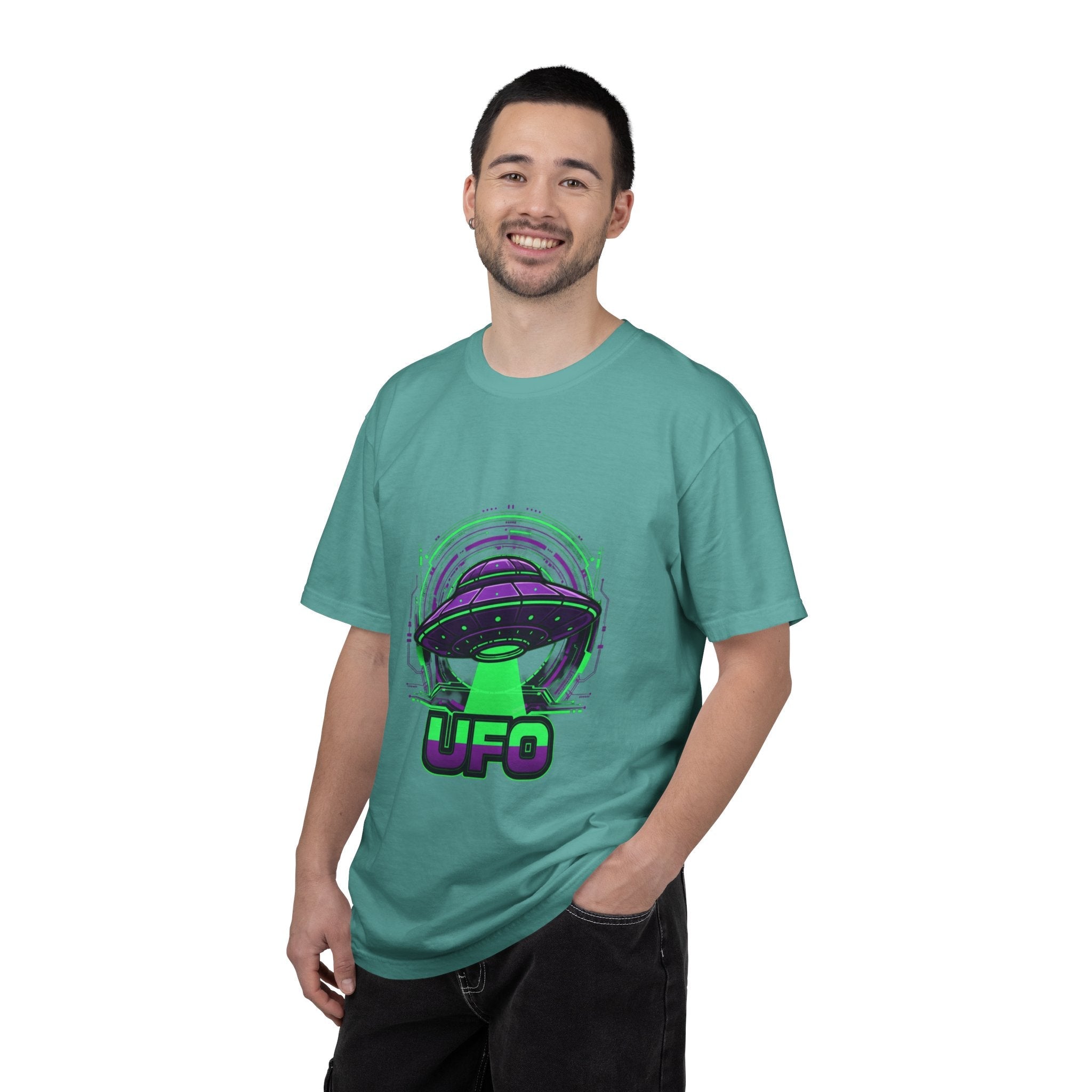 NEON ALIEN // Limited Edition "Abduction" Vintage Heavyw Printify