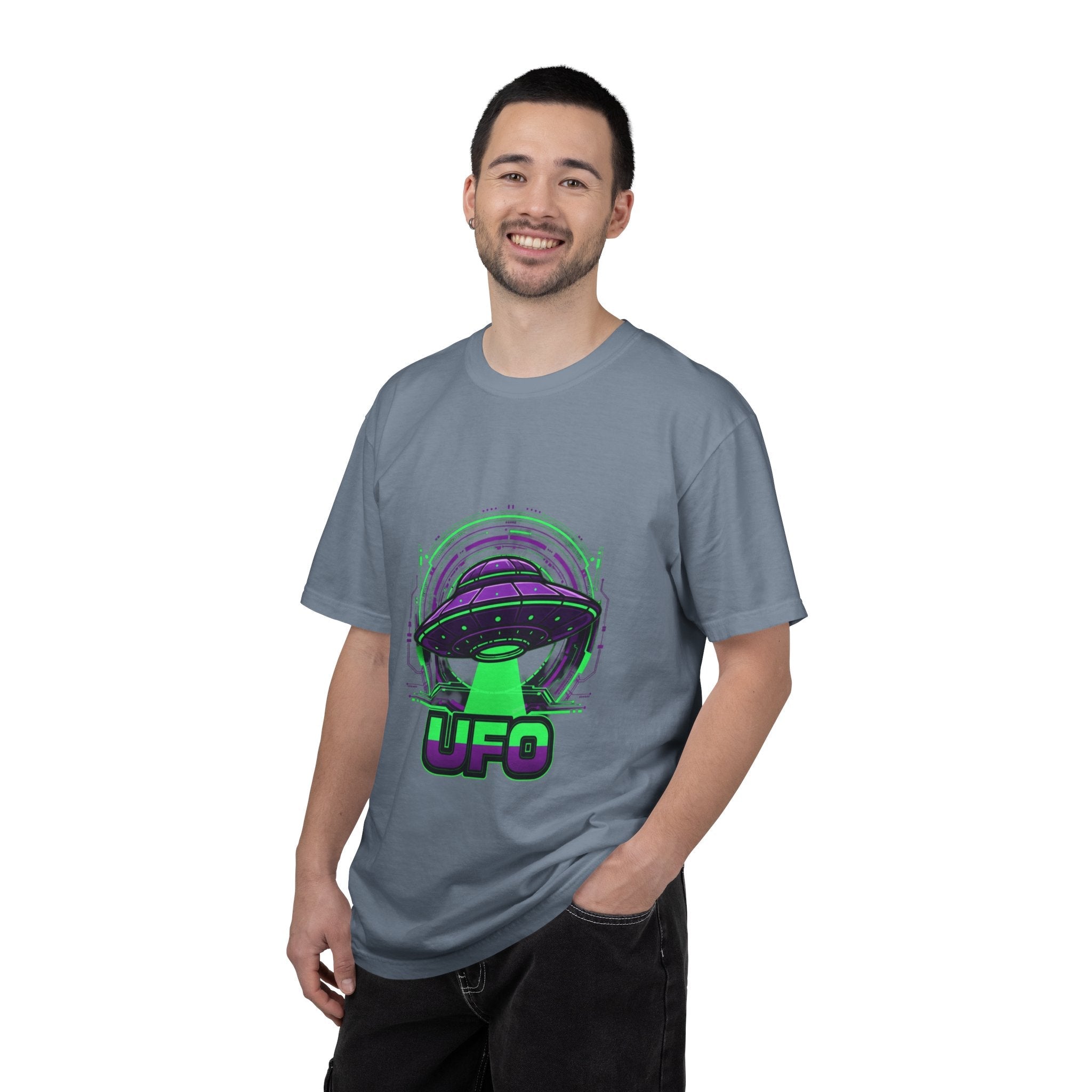 NEON ALIEN // Limited Edition "Abduction" Vintage Heavyw Printify