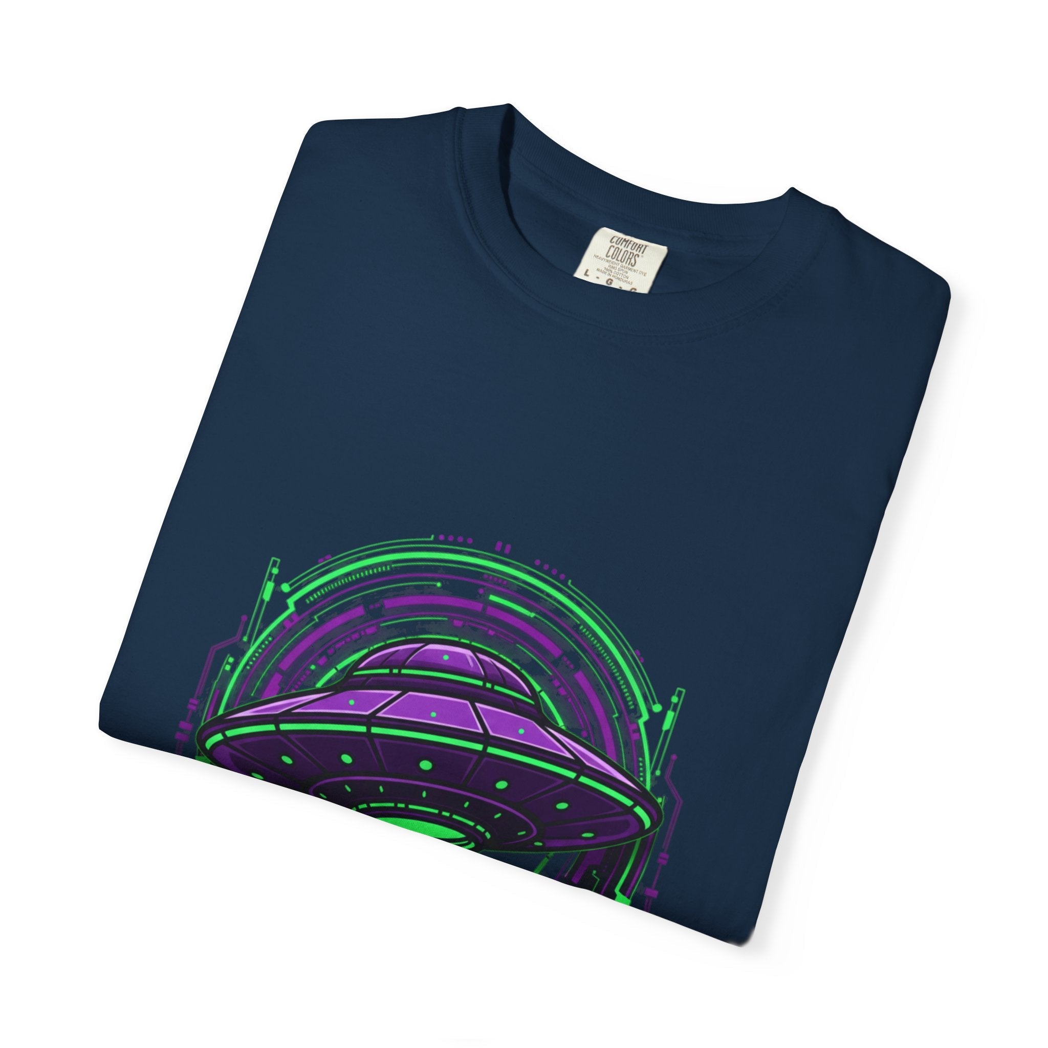 NEON ALIEN // Limited Edition "Abduction" Vintage Heavyw Printify