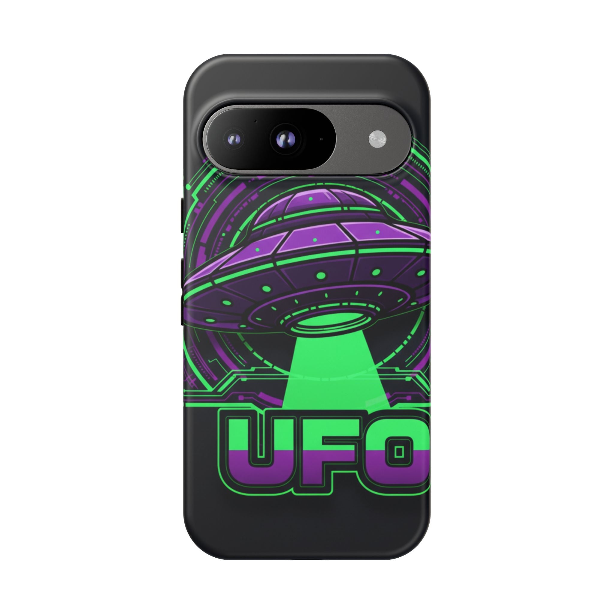 UFO Phone Case - Neon Alien Spaceship Protective Cover Printify