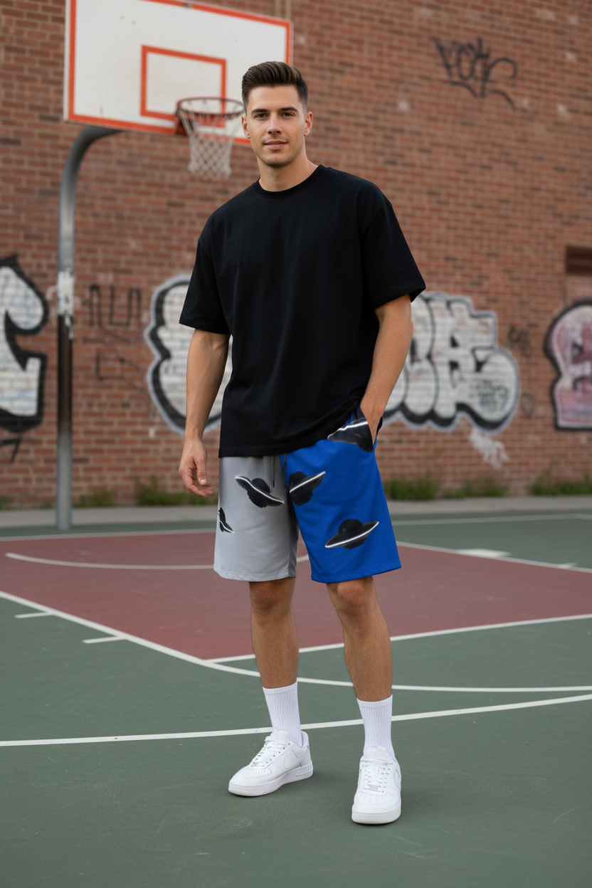 UFO Saturn Shorts — Lifestyle Shot