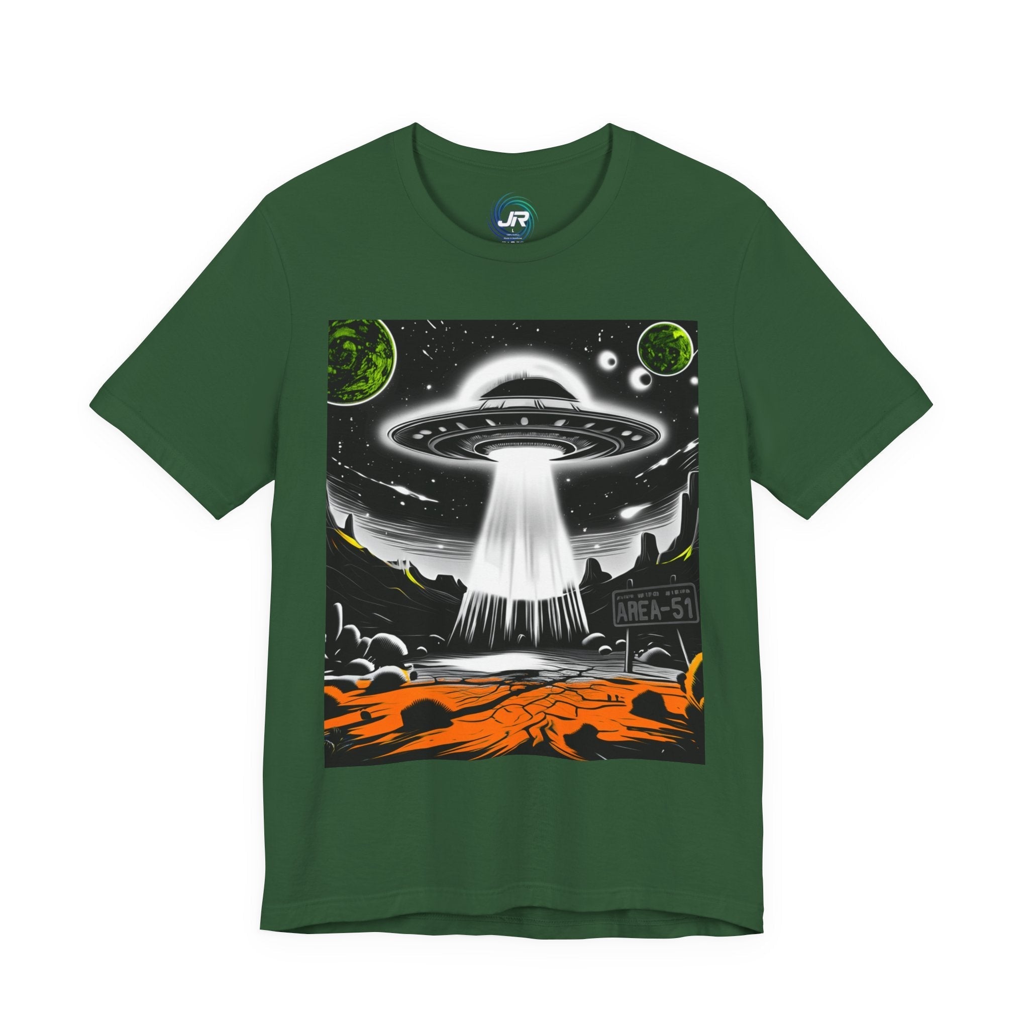Cosmic Alien Area 51 Tee — Unisex UFO Streetwear T-Shirt Printify