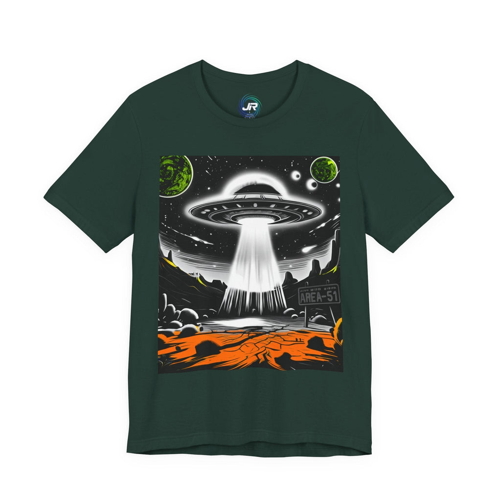 Cosmic Alien Area 51 Tee — Unisex UFO Streetwear T-Shirt Printify
