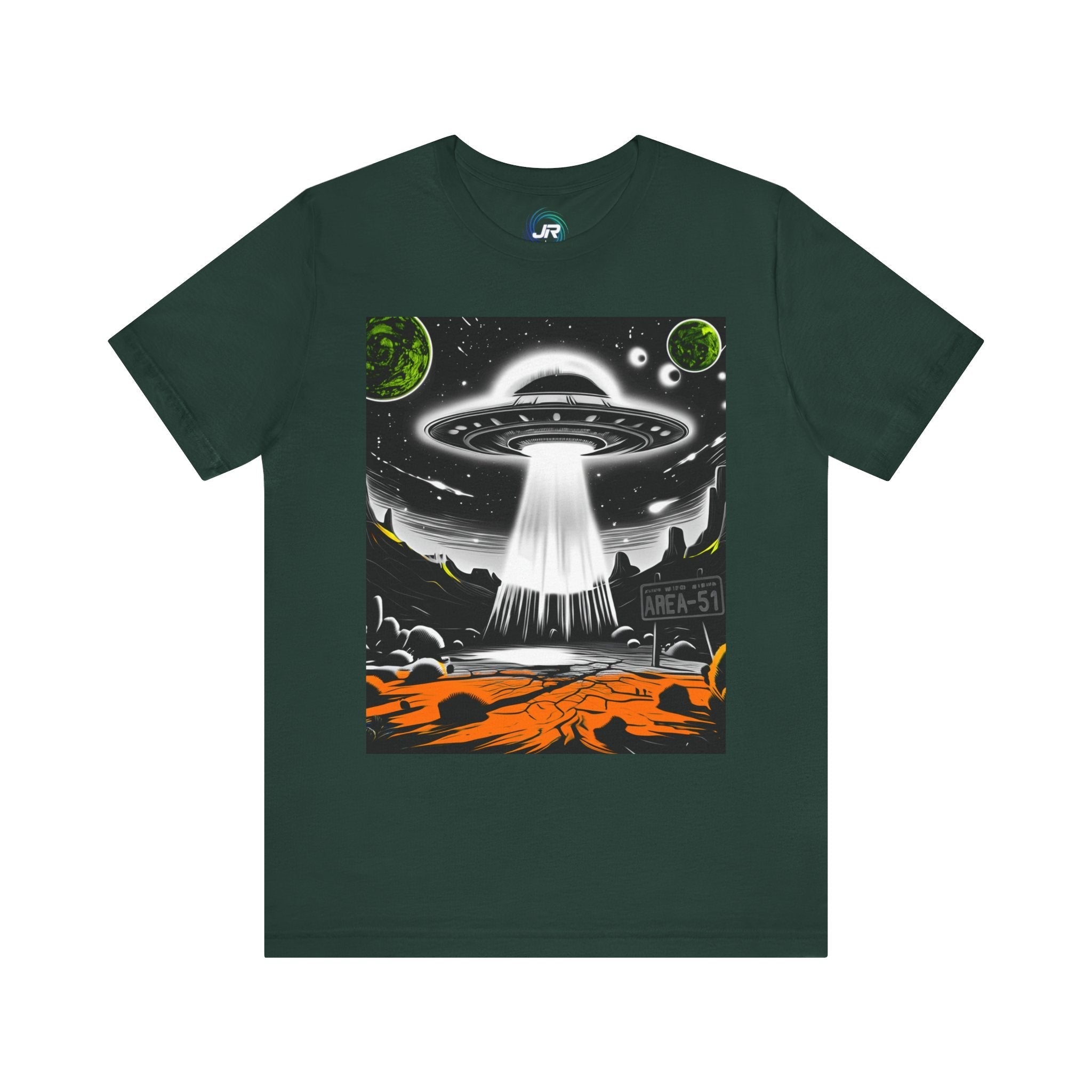 Cosmic Alien Area 51 Tee — Unisex UFO Streetwear T-Shirt Printify