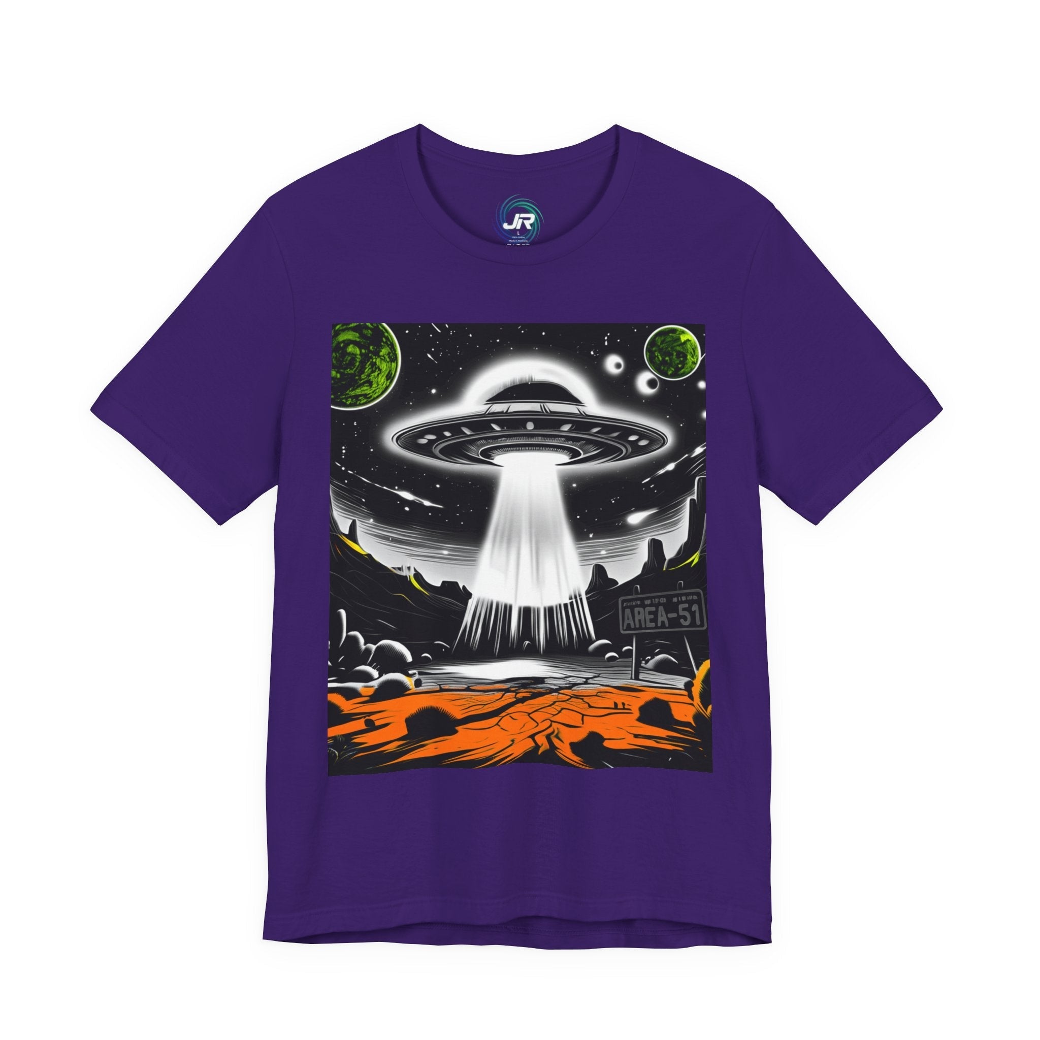 Cosmic Alien Area 51 Tee — Unisex UFO Streetwear T-Shirt Printify