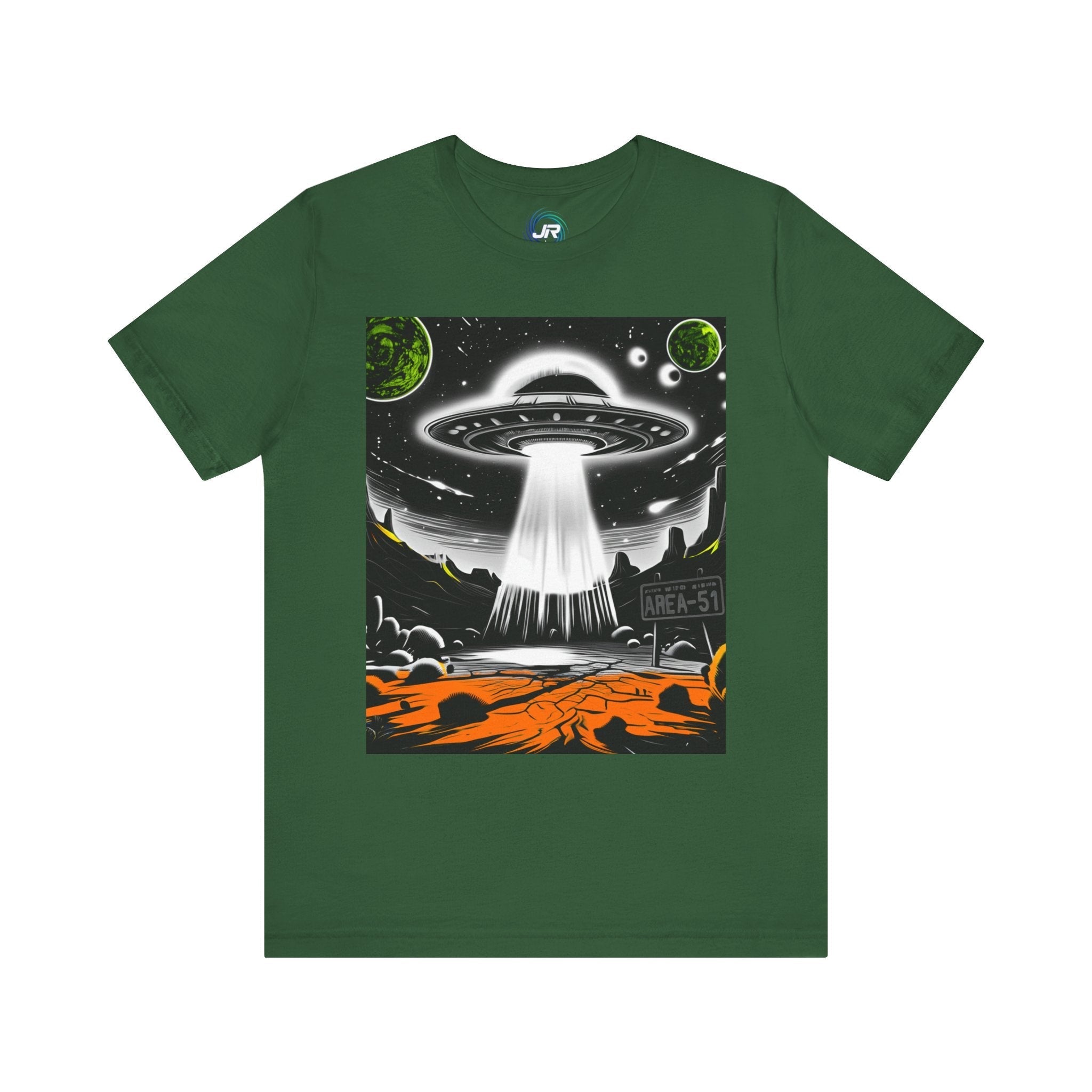 Cosmic Alien Area 51 Tee — Unisex UFO Streetwear T-Shirt Printify