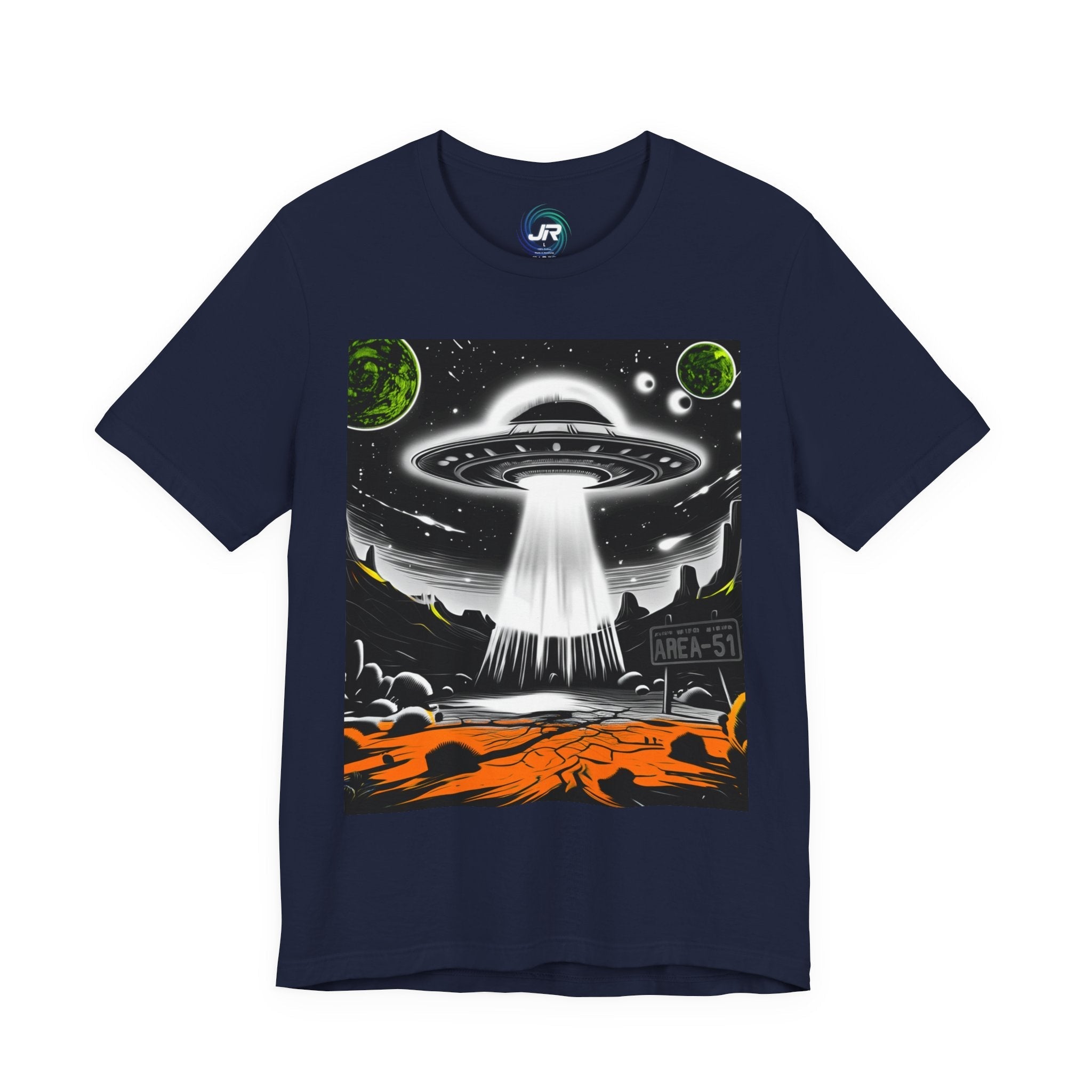 Cosmic Alien Area 51 Tee — Unisex UFO Streetwear T-Shirt Printify