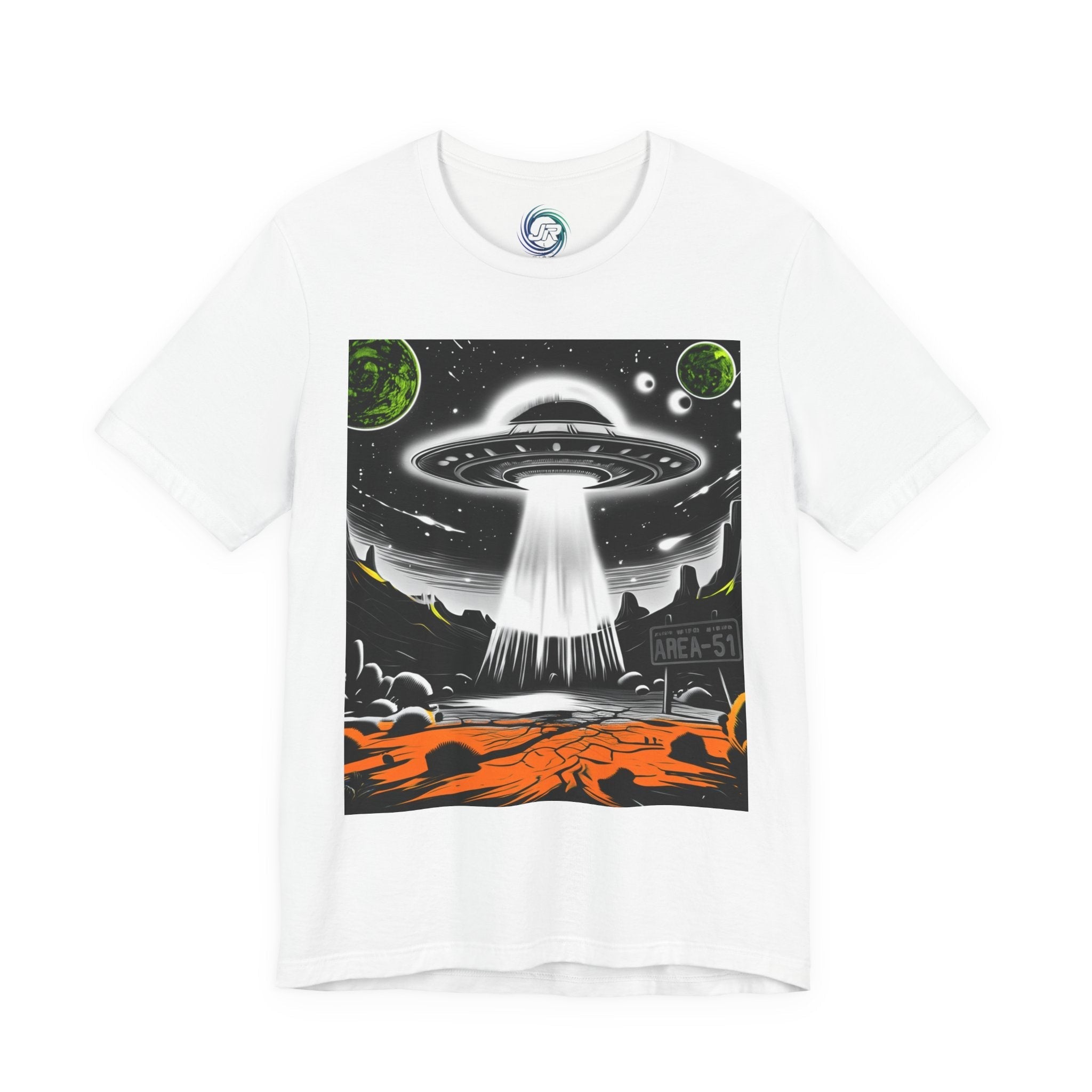 Cosmic Alien Area 51 Tee — Unisex UFO Streetwear T-Shirt Printify
