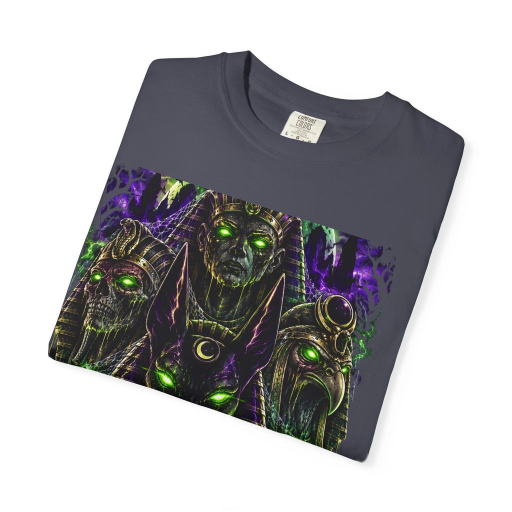 Underworld Pharaohs Tee — Anubis & Horus Dark Cosmic Streetwear