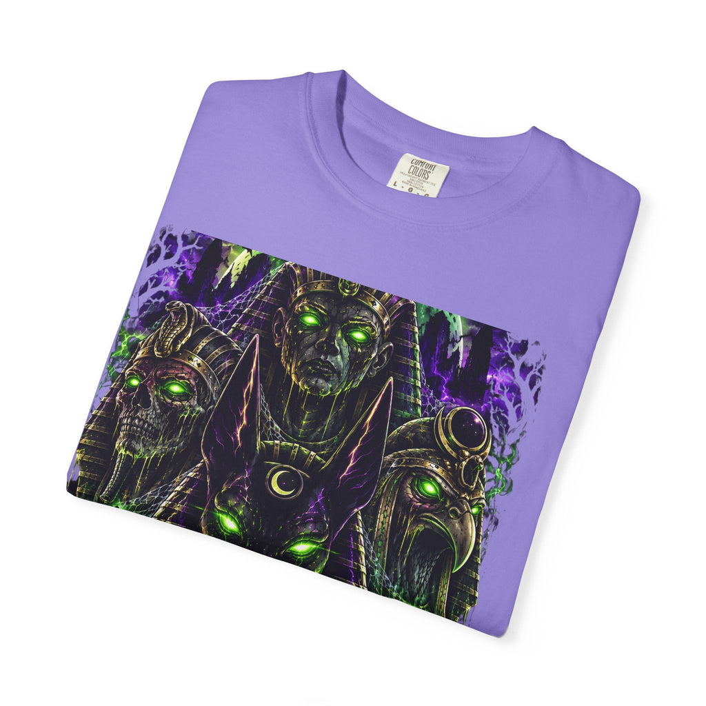 Underworld Pharaohs Tee — Anubis & Horus Dark Cosmic Streetwear