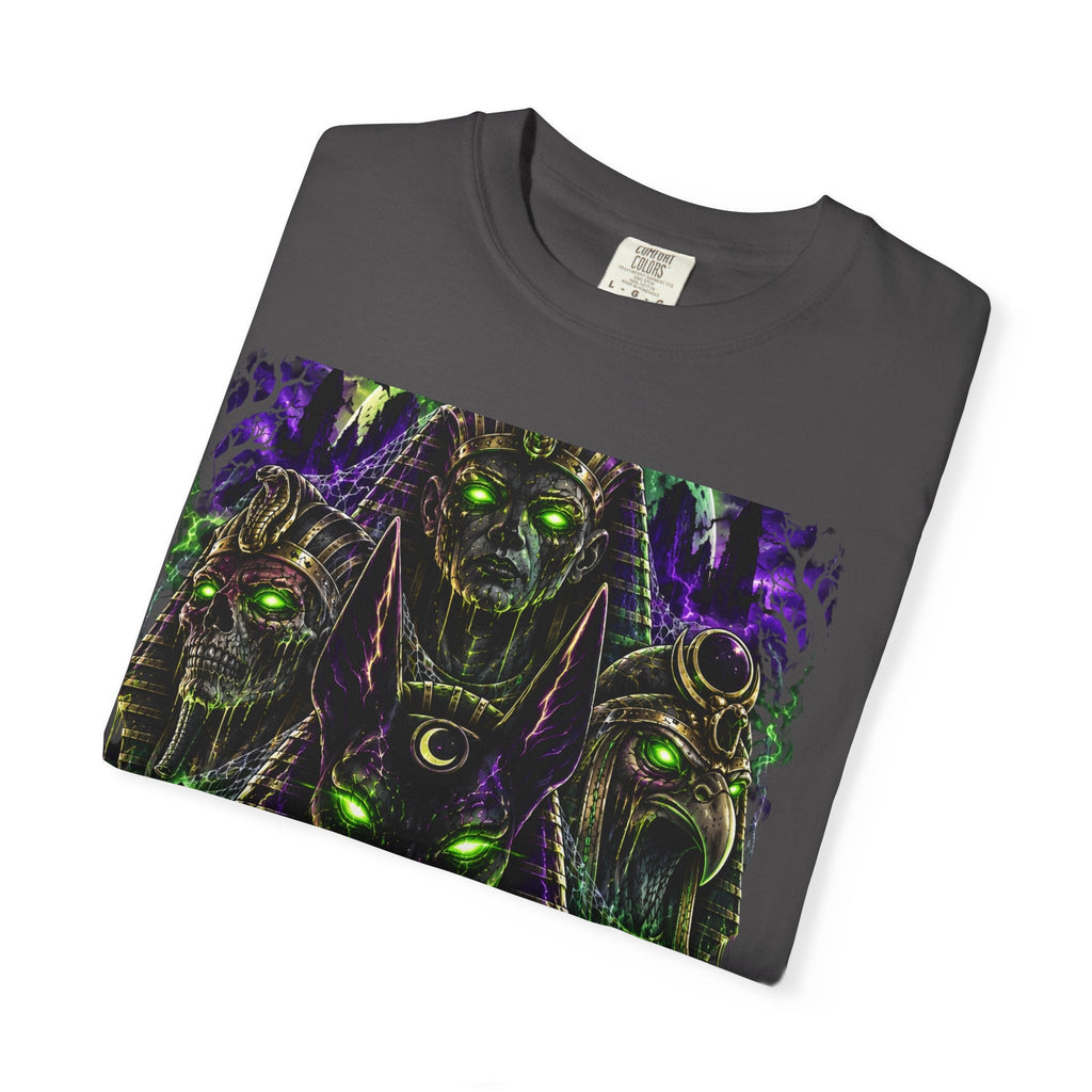 Underworld Pharaohs Tee — Anubis & Horus Dark Cosmic Streetwear