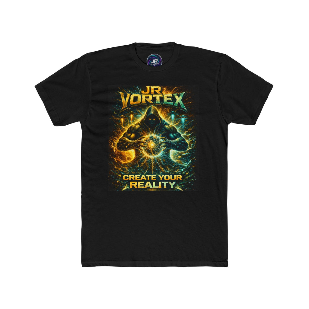 JR Vortex Create Your Reality Cosmic Streetwear Tee Printify