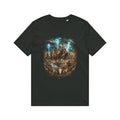 Ancient Sky Contact – Native Warrior UFO Graphic Tee Printify