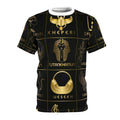 Egyptian Tee — All-Over Print Hieroglyphic Design Printify