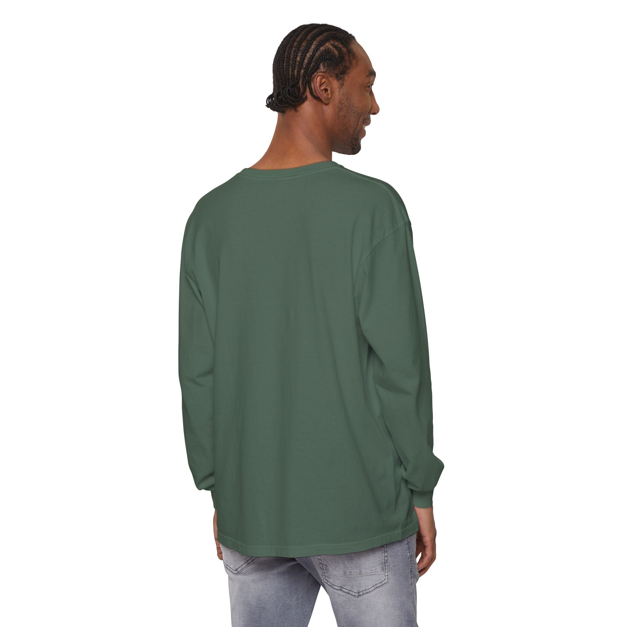 Unisex Garment-dyed Long Sleeve T-Shirt Printify