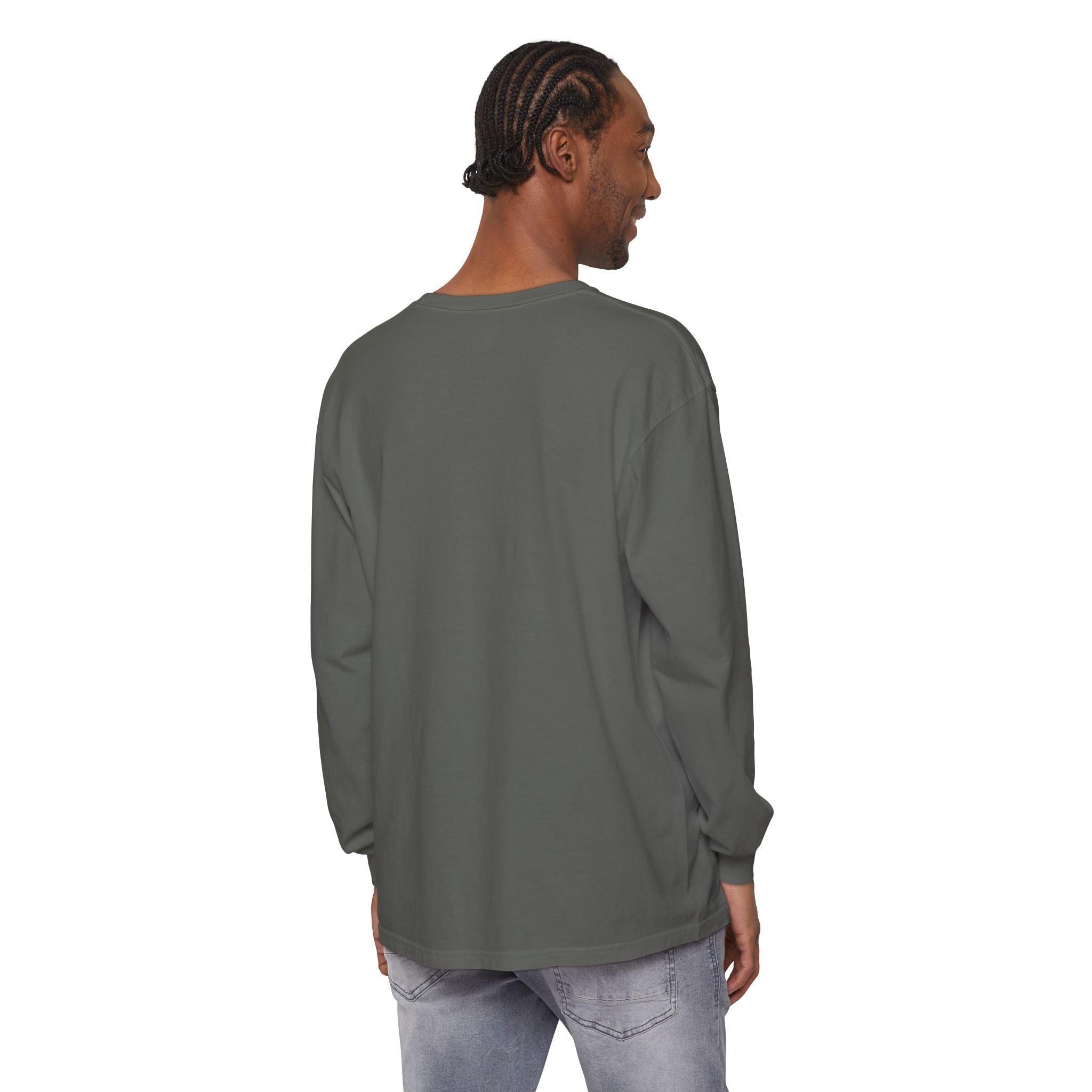Unisex Garment-dyed Long Sleeve T-Shirt Printify