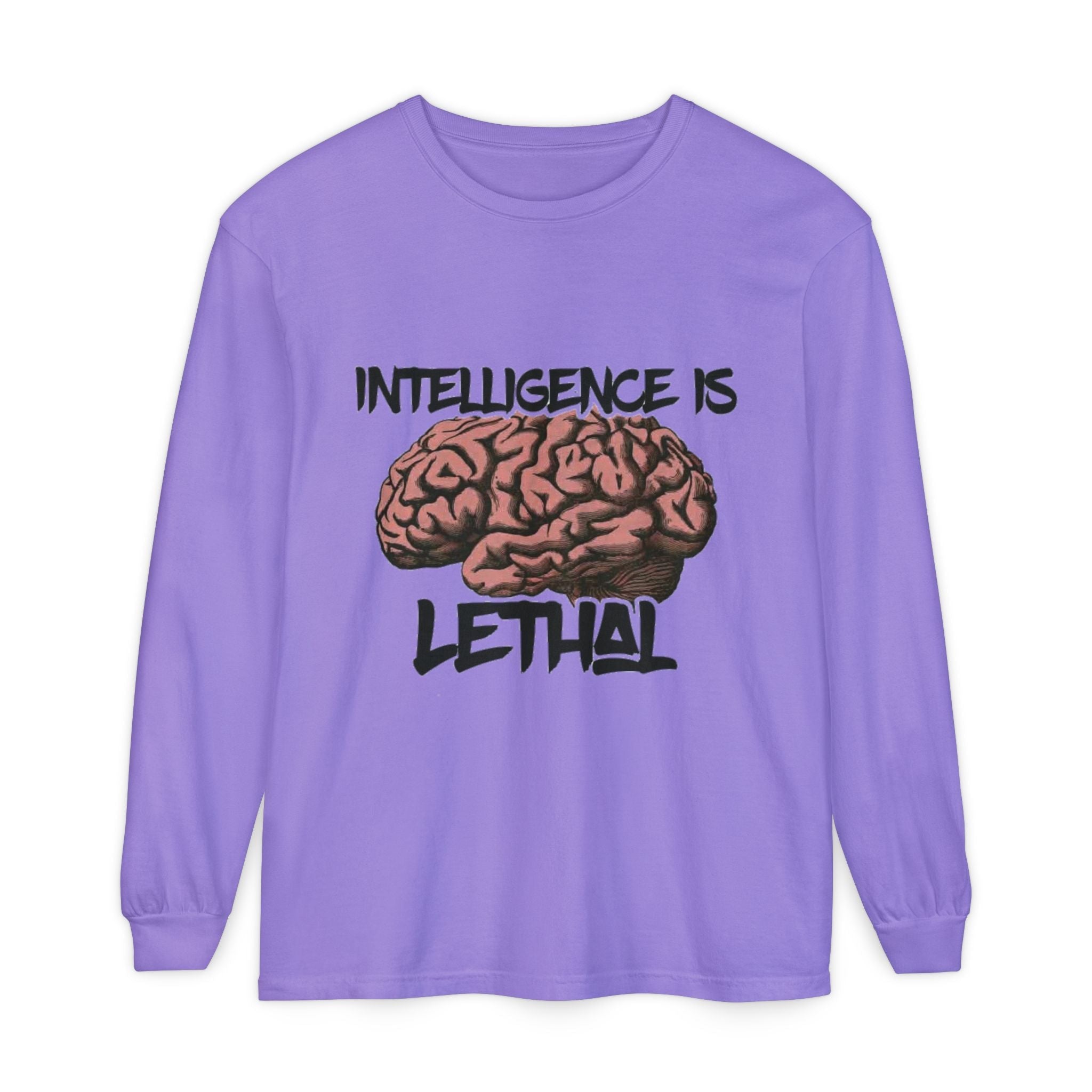 Unisex Garment-dyed Long Sleeve T-Shirt Printify