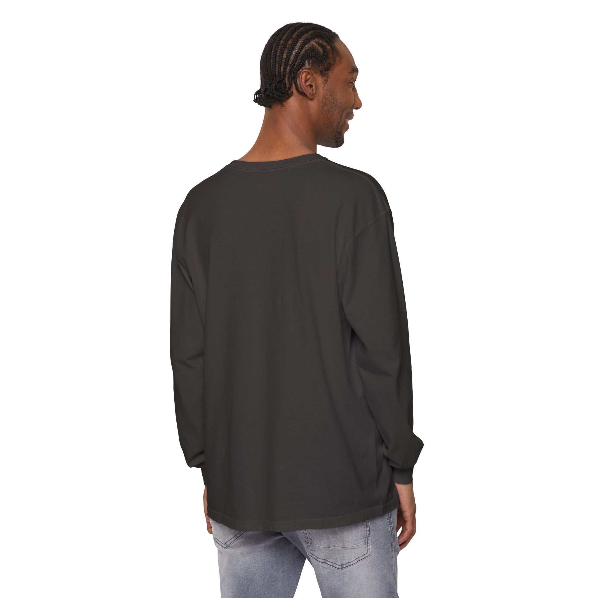 Unisex Garment-dyed Long Sleeve T-Shirt Printify