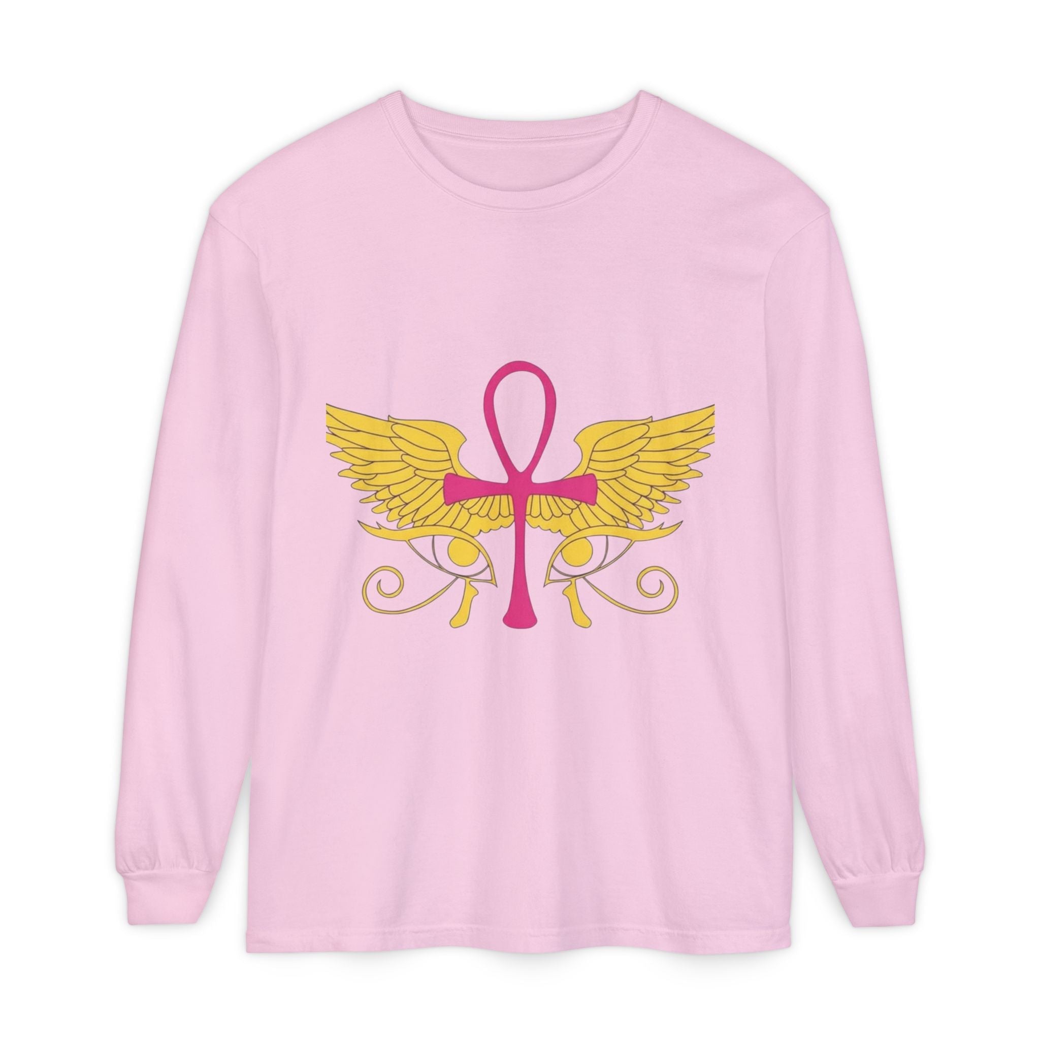 Unisex Garment-dyed Long Sleeve T-Shirt