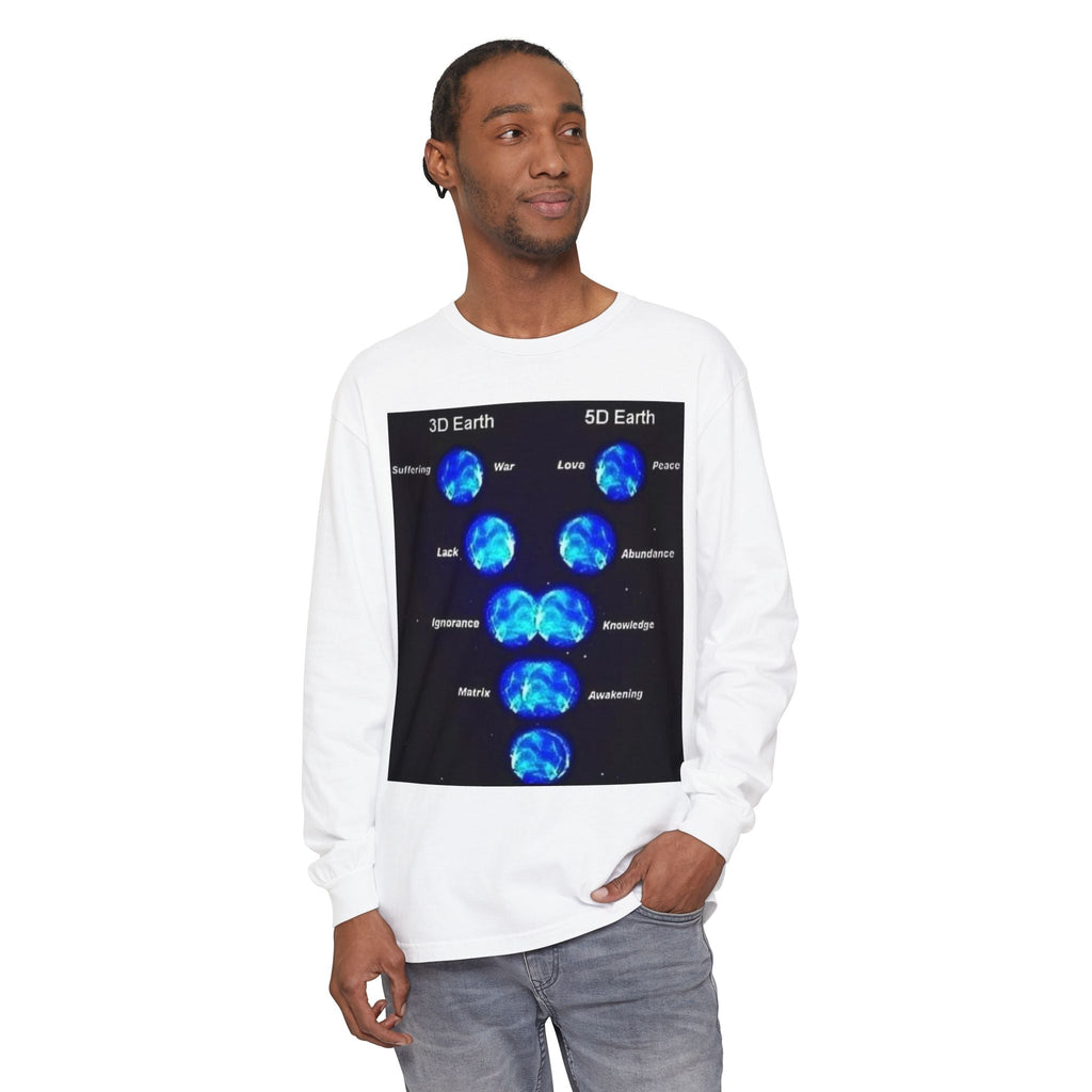 Unisex Garment-dyed Long Sleeve T-Shirt Printify