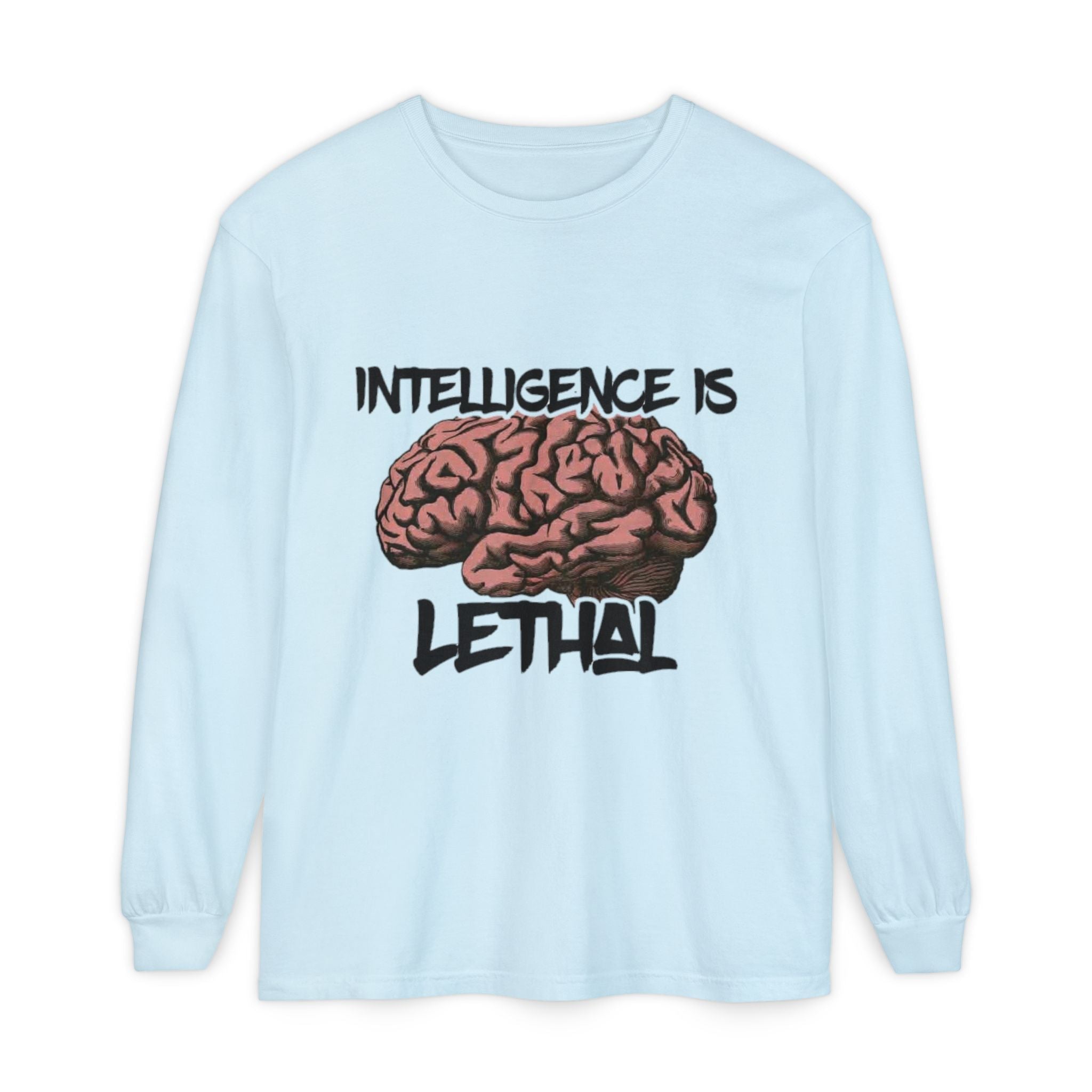 Unisex Garment-dyed Long Sleeve T-Shirt Printify