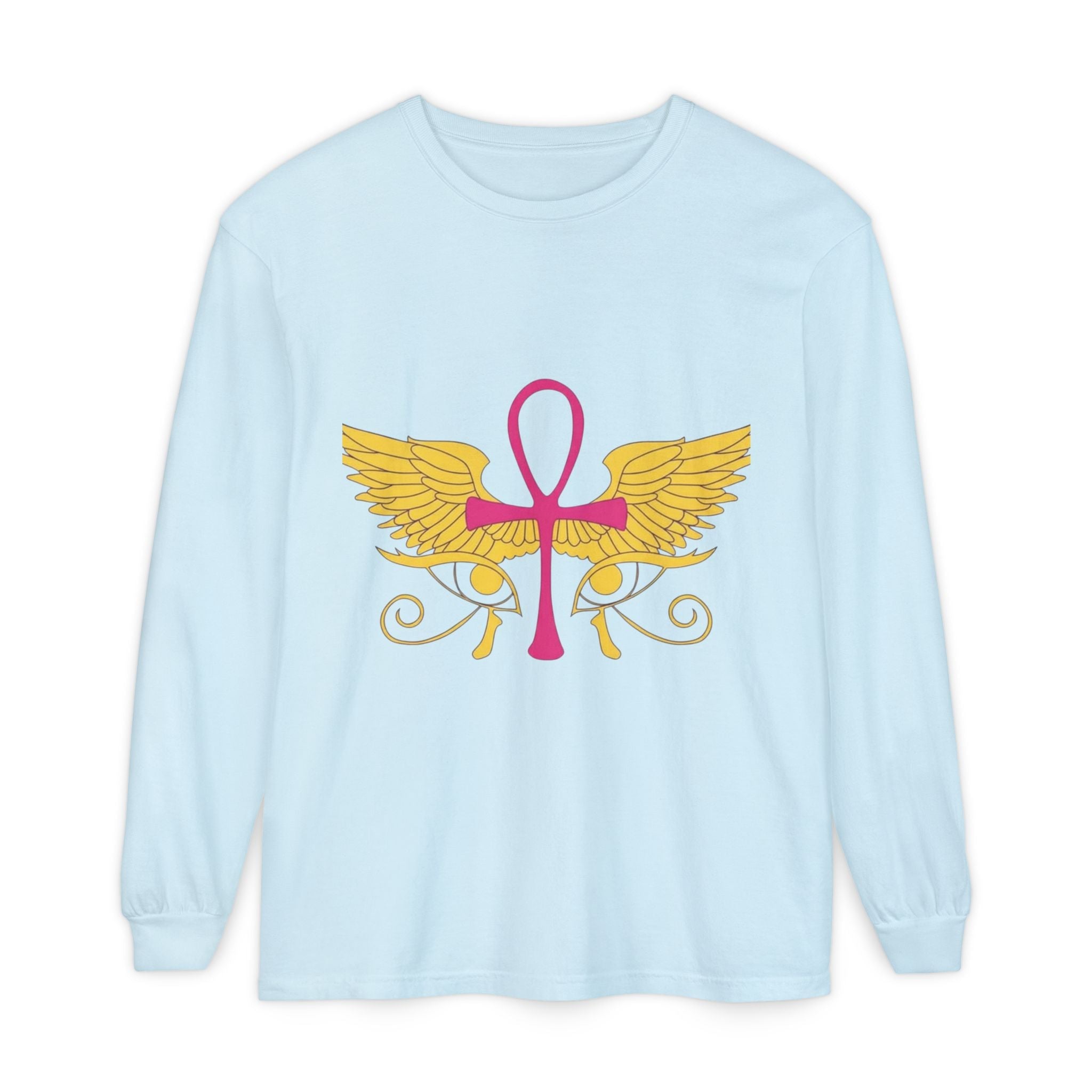 Unisex Garment-dyed Long Sleeve T-Shirt