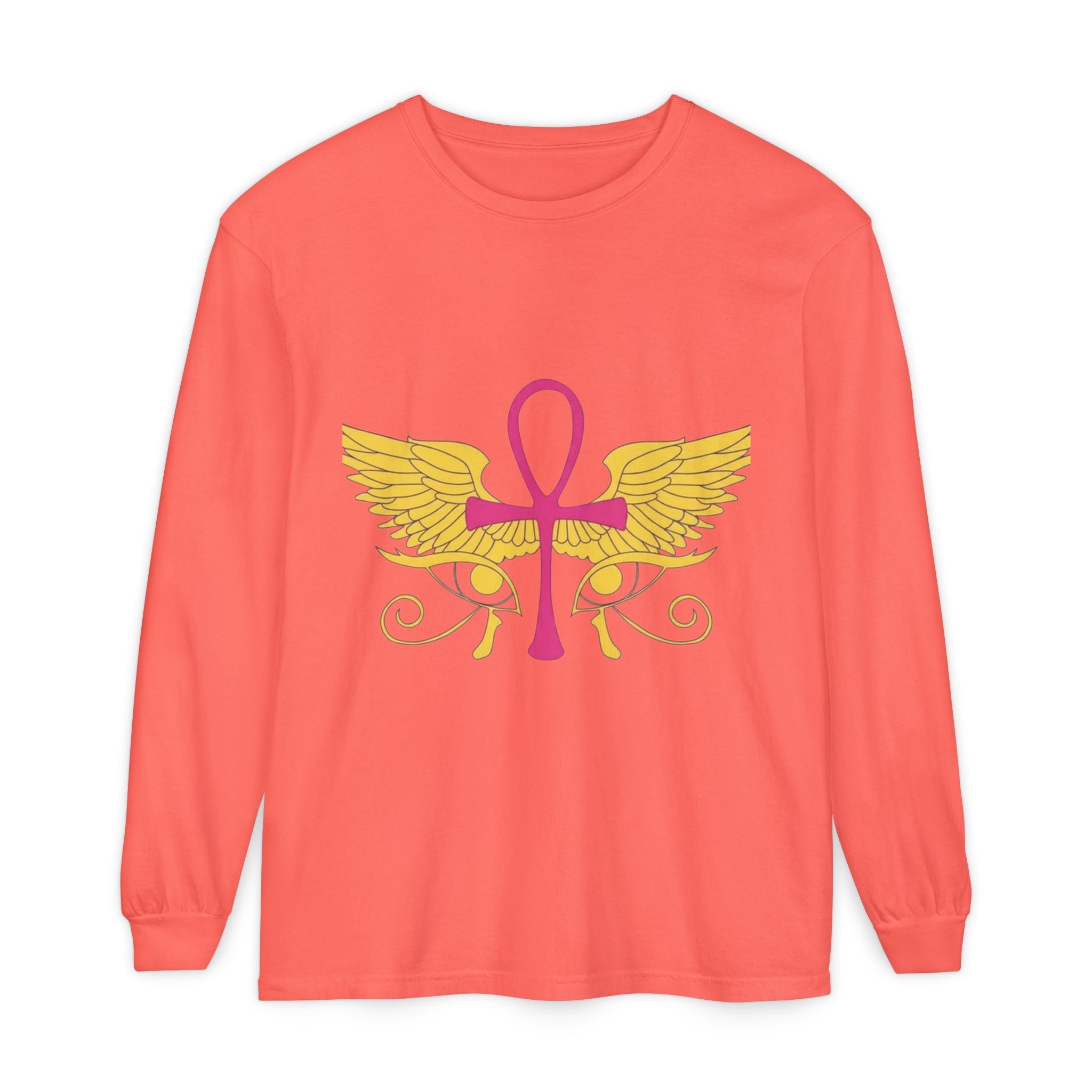 Unisex Garment-dyed Long Sleeve T-Shirt