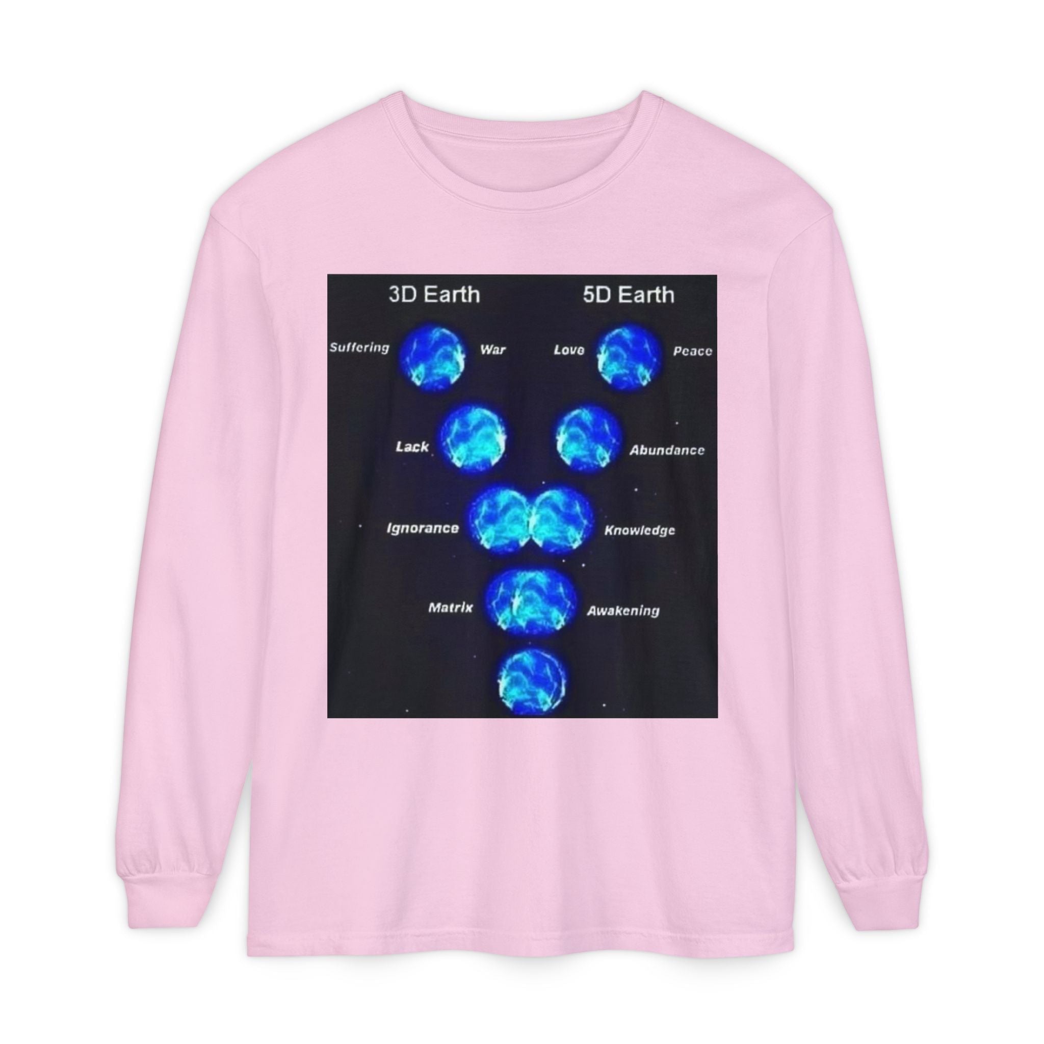 Unisex Garment-dyed Long Sleeve T-Shirt Printify
