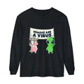Alien Truth Long Sleeve – Humans Are a Virus Printify