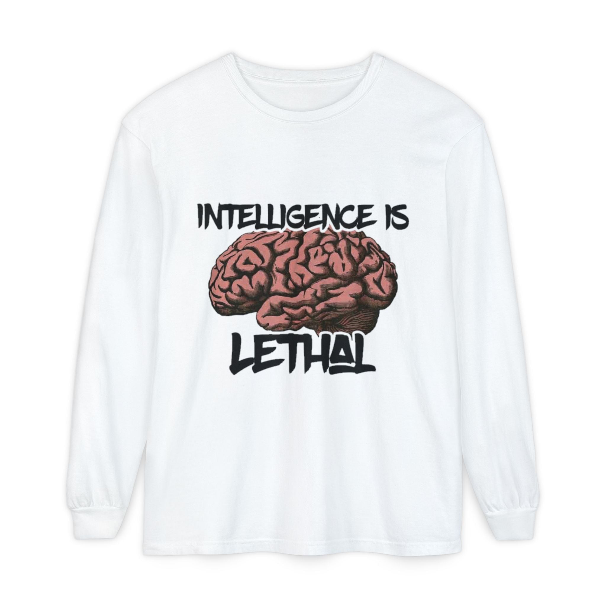 Unisex Garment-dyed Long Sleeve T-Shirt Printify
