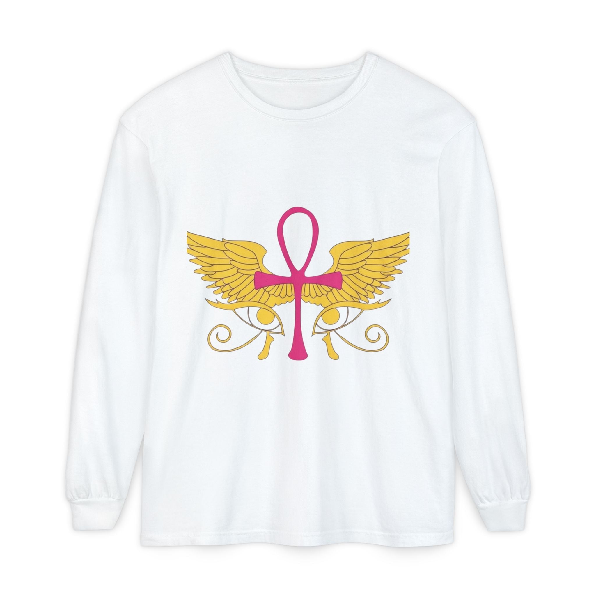 Unisex Garment-dyed Long Sleeve T-Shirt