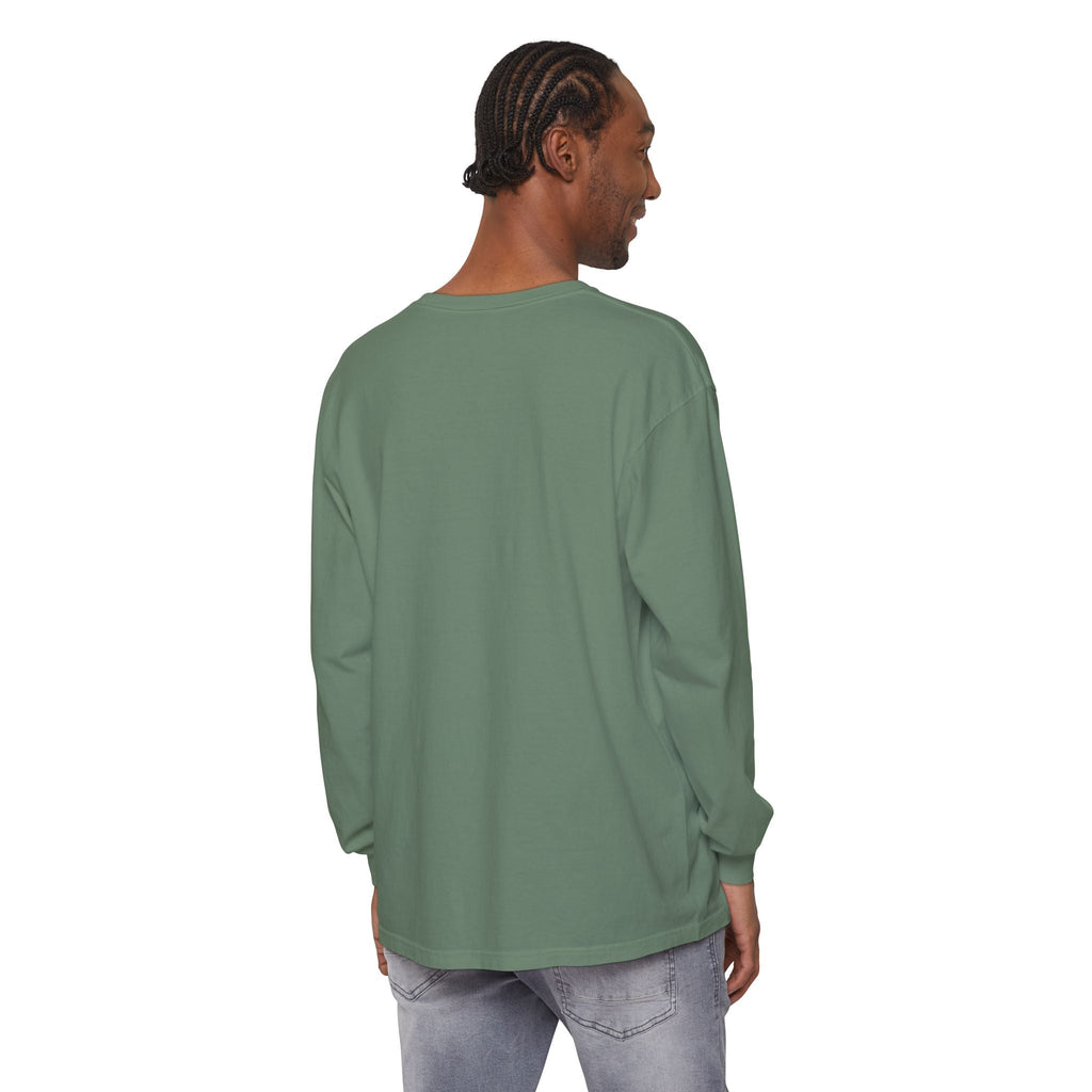 Unisex Garment-dyed Long Sleeve T-Shirt Printify