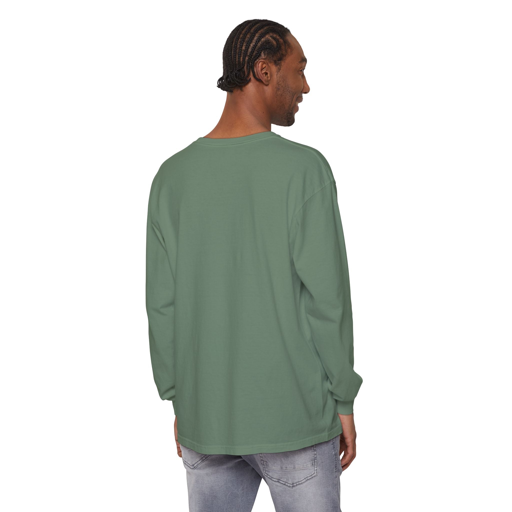 Unisex Garment-dyed Long Sleeve T-Shirt Printify